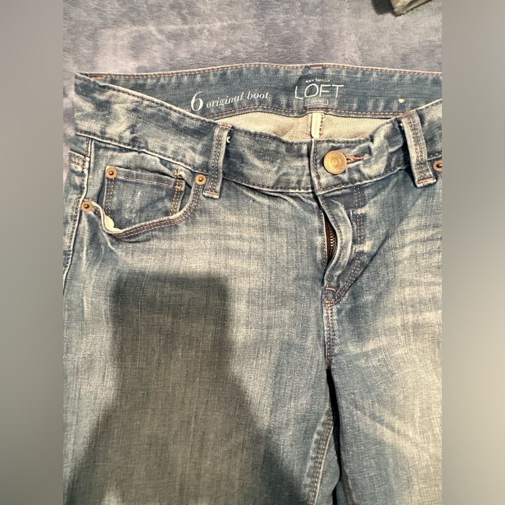 New Ann Taylor Loft Bootcut Women's Jeans - Thumbnail 5