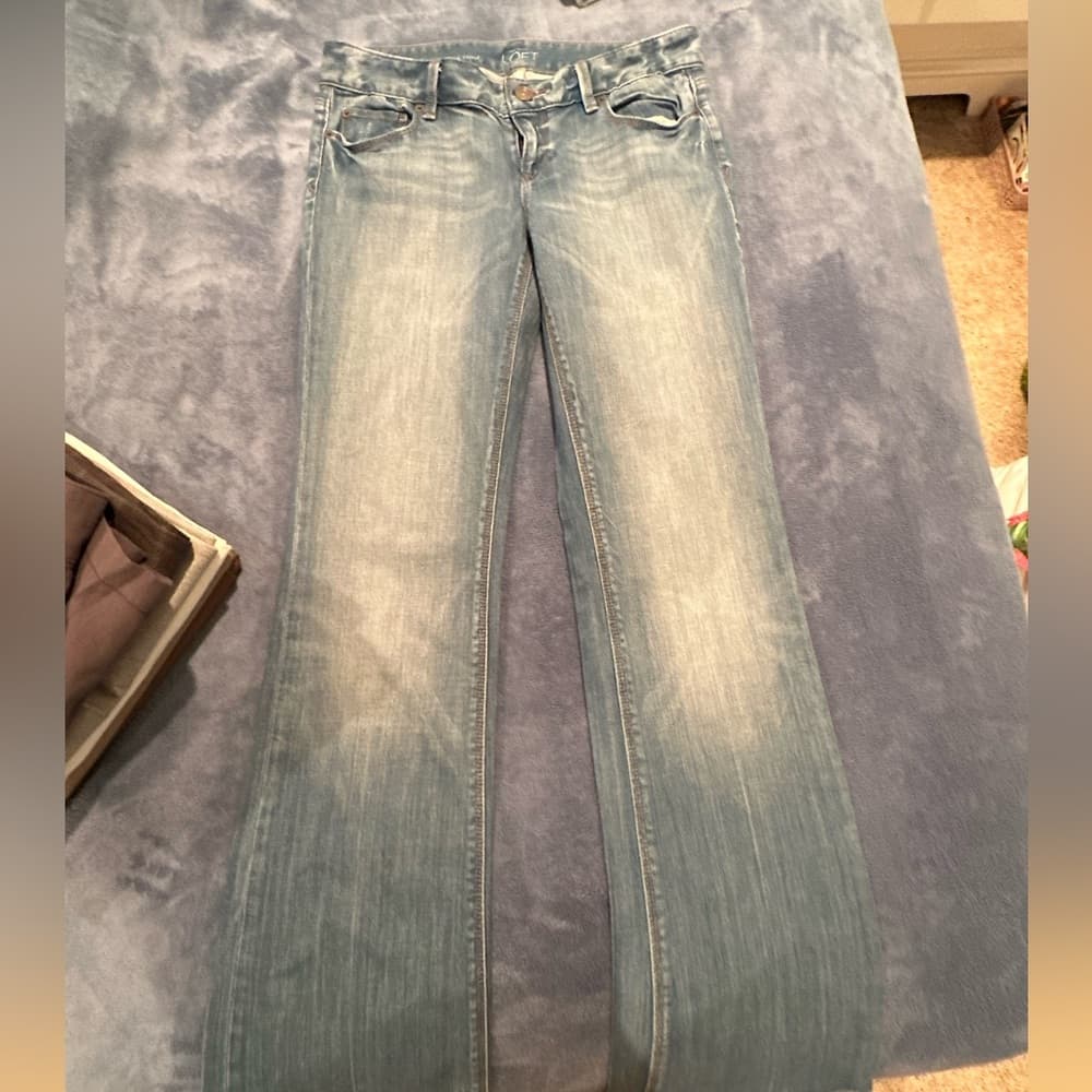 New Ann Taylor Loft Bootcut Women's Jeans - Thumbnail 3