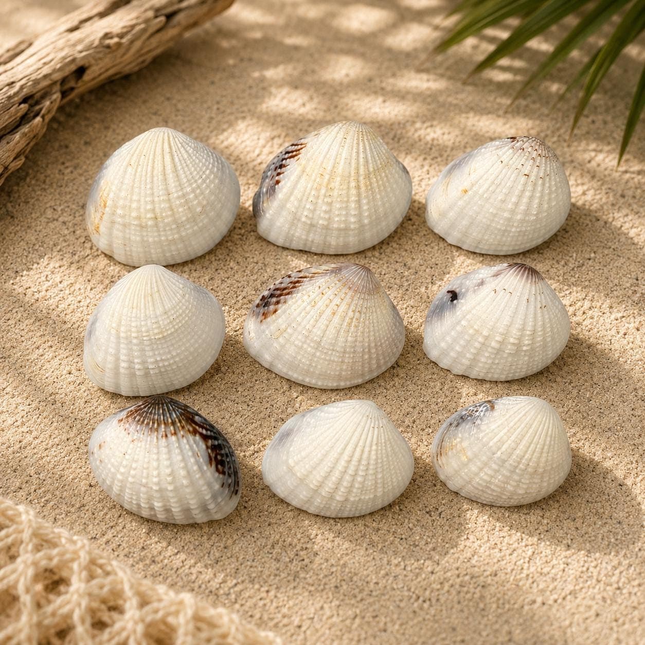 Sea Shell Mix – 1 lb Lot of Natural Scallop, Conch & Turbo Shells for Crafting and Decor - Thumbnail 7