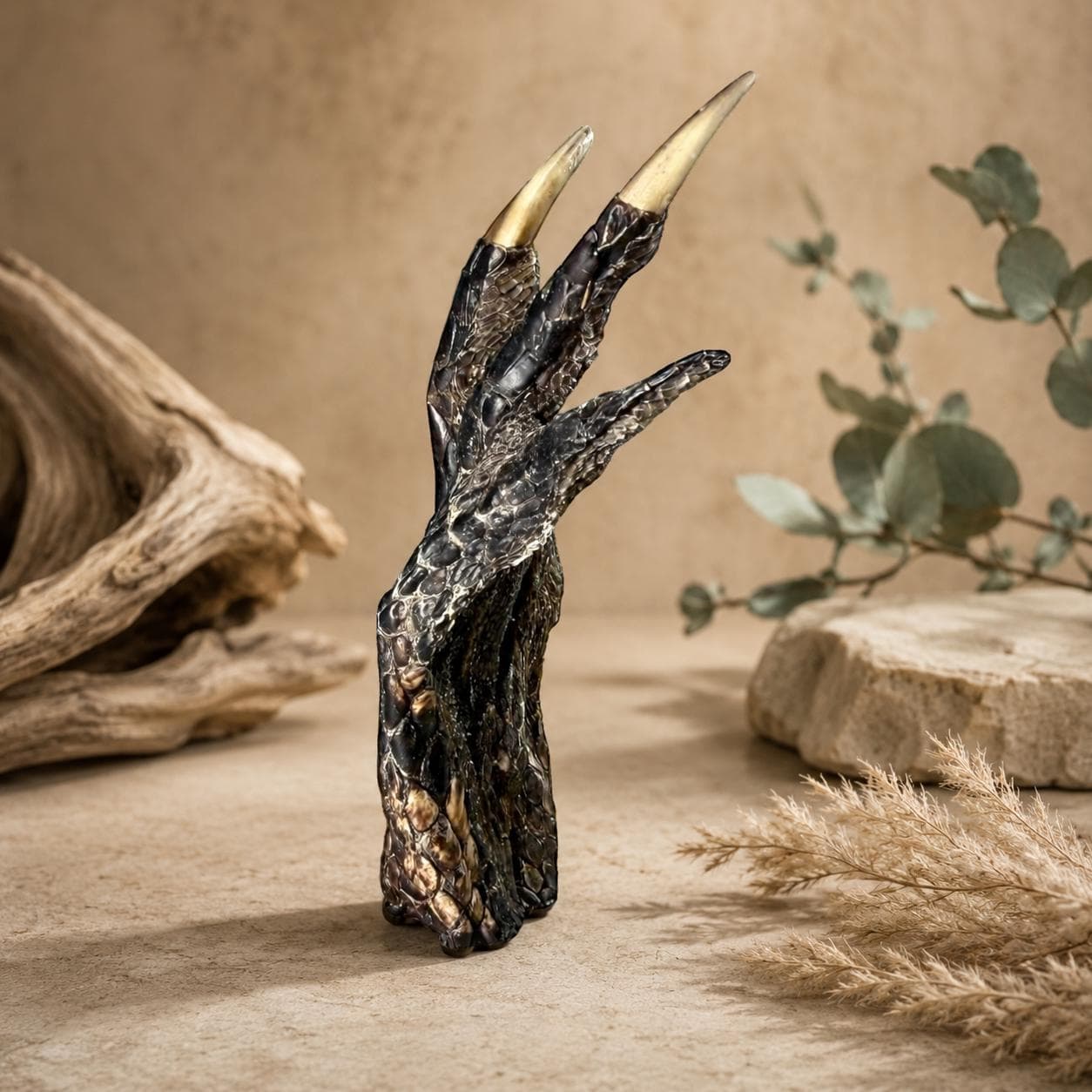 Real Alligator Foot Claw — Taxidermy Gator Foot Good Luck Charm | Oddities & Curiosities Décor | Ethically Sourced, Unique Gift - Thumbnail 4