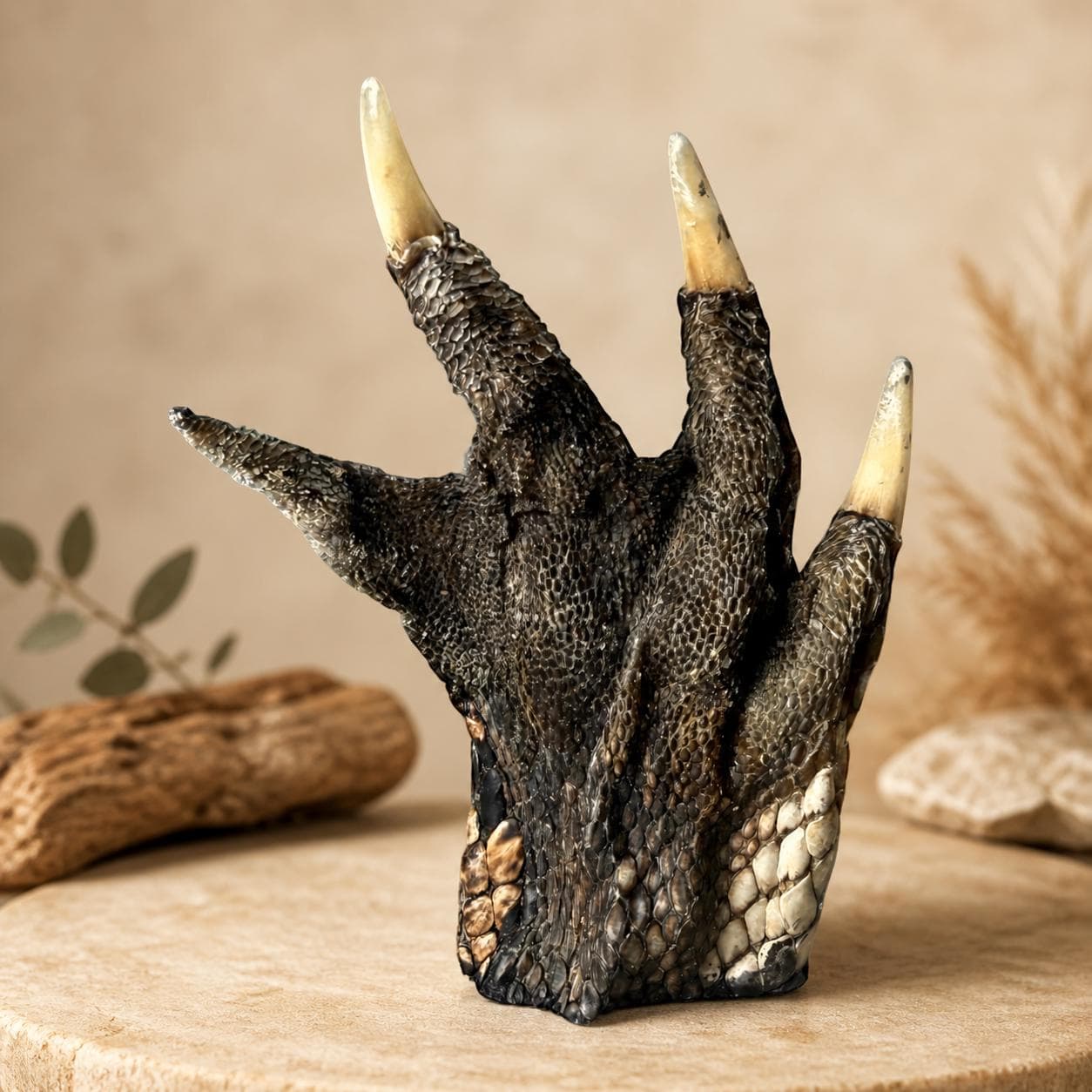 Real Alligator Foot Claw — Taxidermy Gator Foot Good Luck Charm | Oddities & Curiosities Décor | Ethically Sourced, Unique Gift - Thumbnail 2