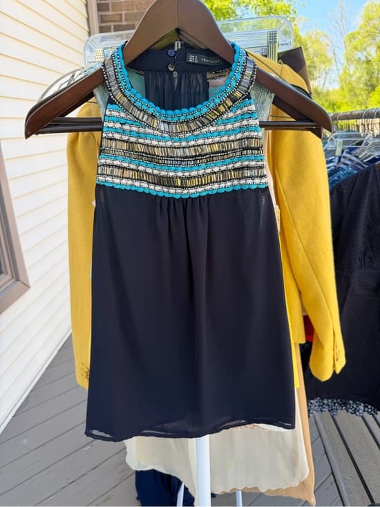 Gorgeous Hand-Beaded Statement Top - Thumbnail 5