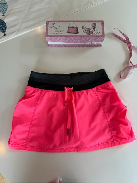 NWT Pink Athletic Skirt with Adjustable Waistband - Thumbnail 9