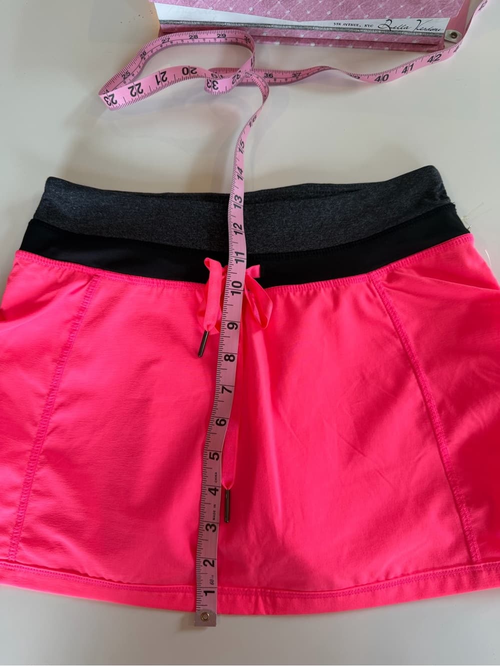 NWT Pink Athletic Skirt with Adjustable Waistband - Thumbnail 3