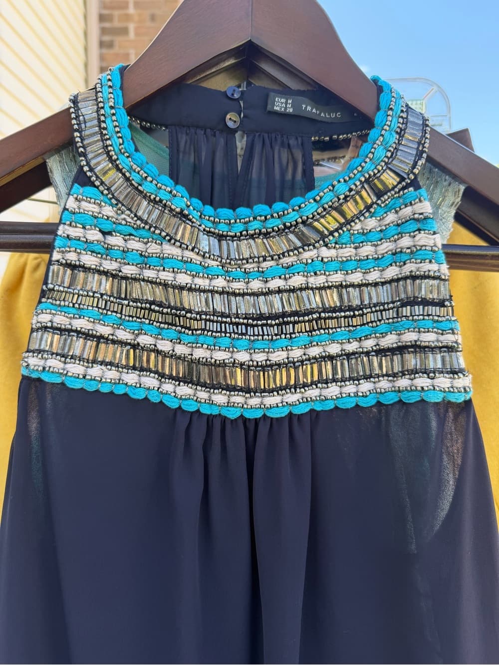 Gorgeous Hand-Beaded Statement Top