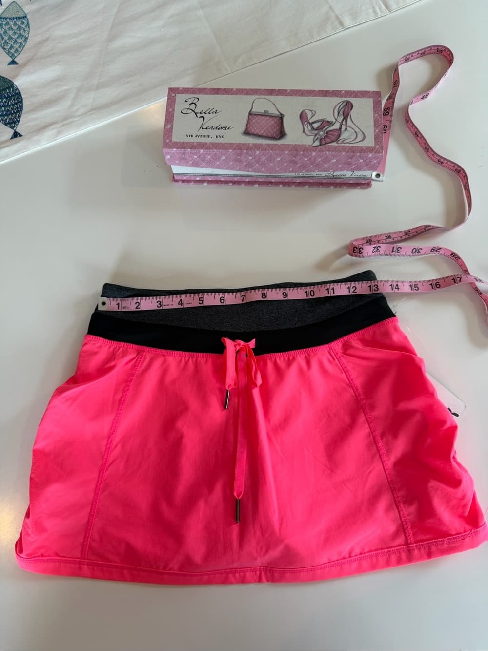 NWT Pink Athletic Skirt with Adjustable Waistband