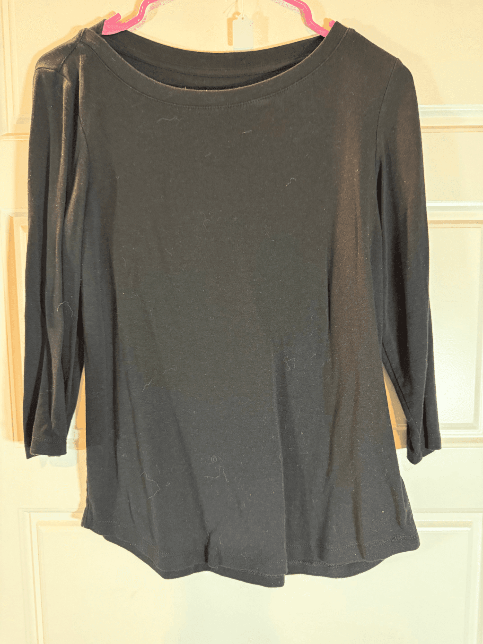 JNY Black Long Sleeve Top Size M