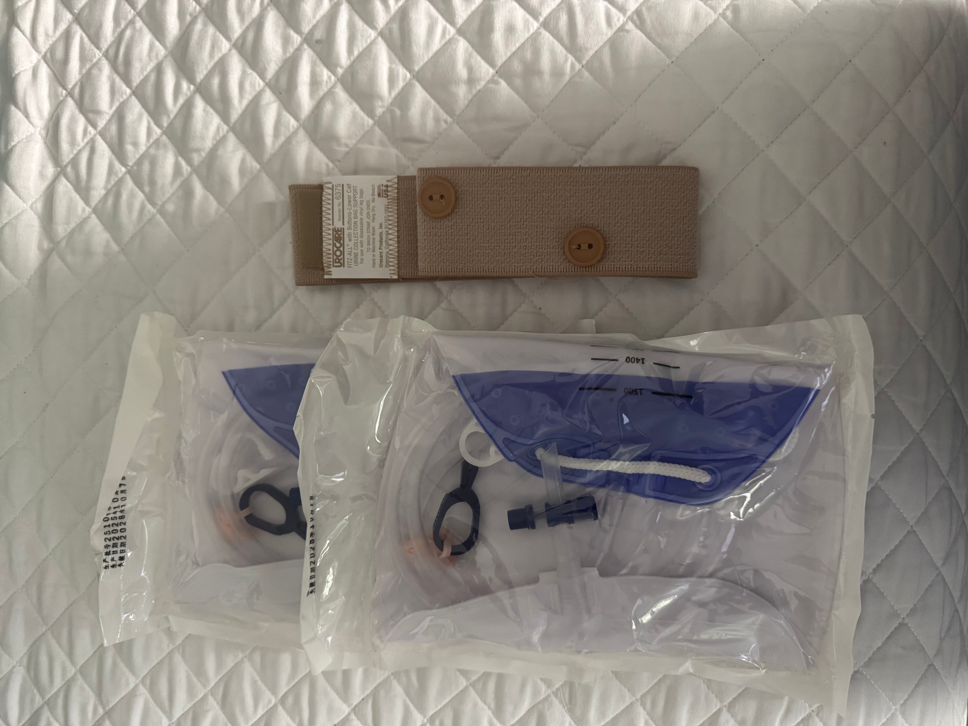 Urocare Urinary Drainage Bag Kit with Leg Straps - Thumbnail 2