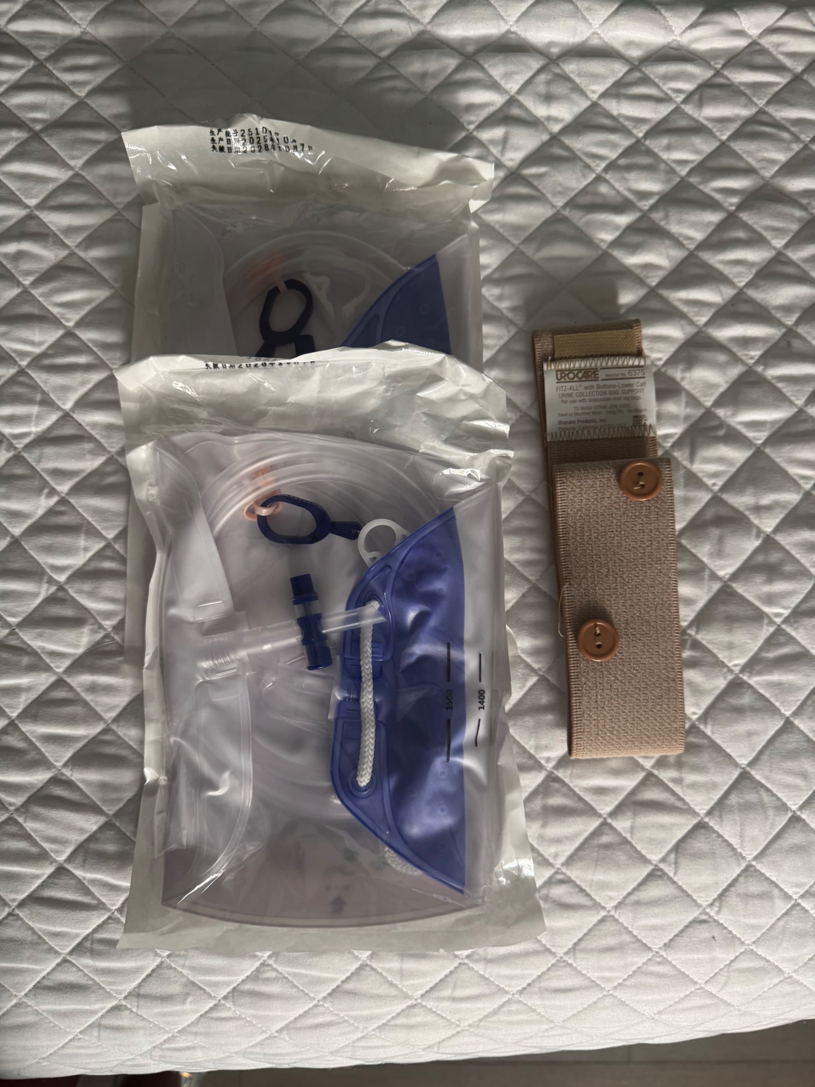 Urocare Urinary Drainage Bag Kit with Leg Straps - Thumbnail 3