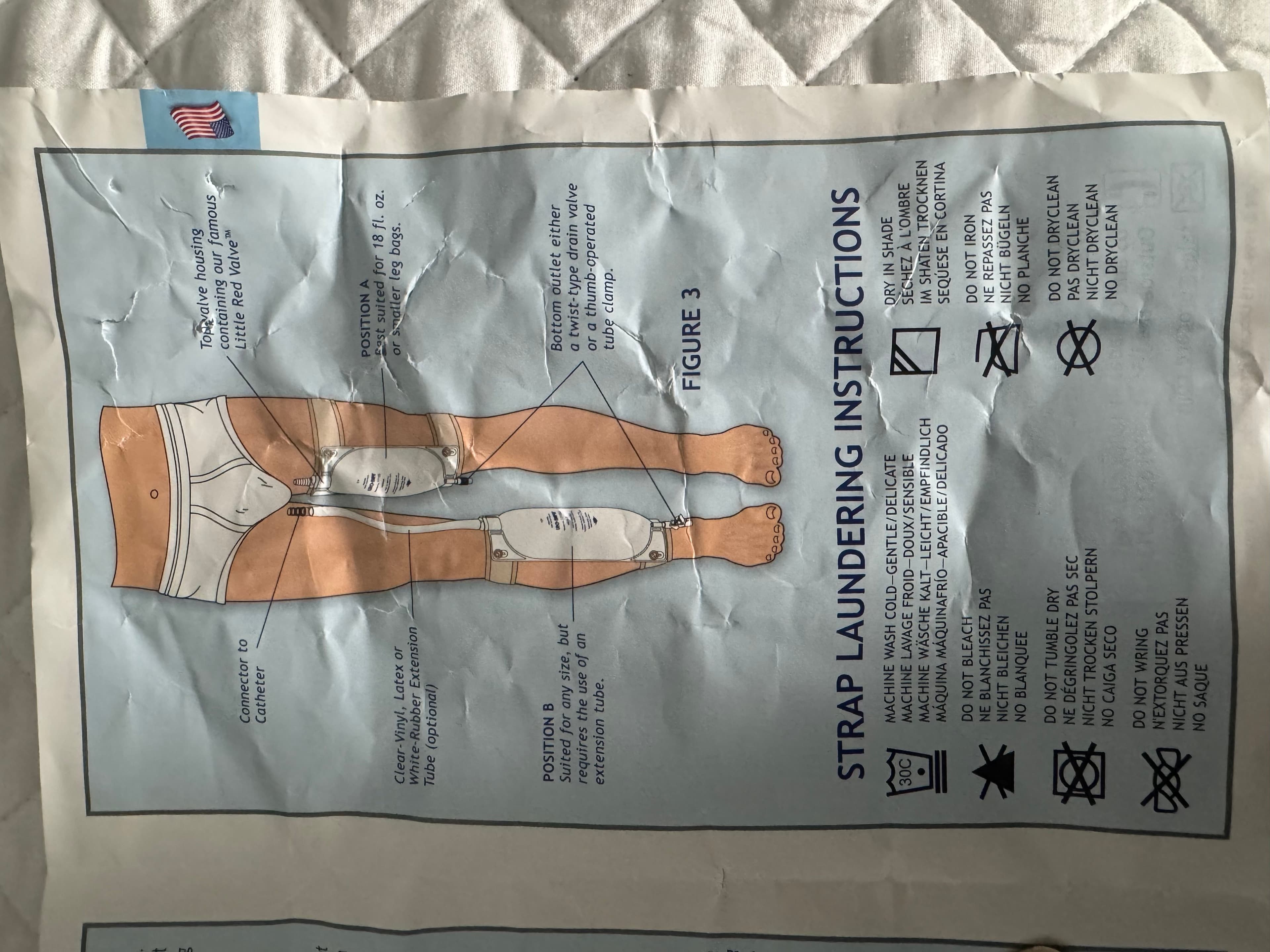 Urocare Urinary Drainage Bag Kit with Leg Straps - Thumbnail 12