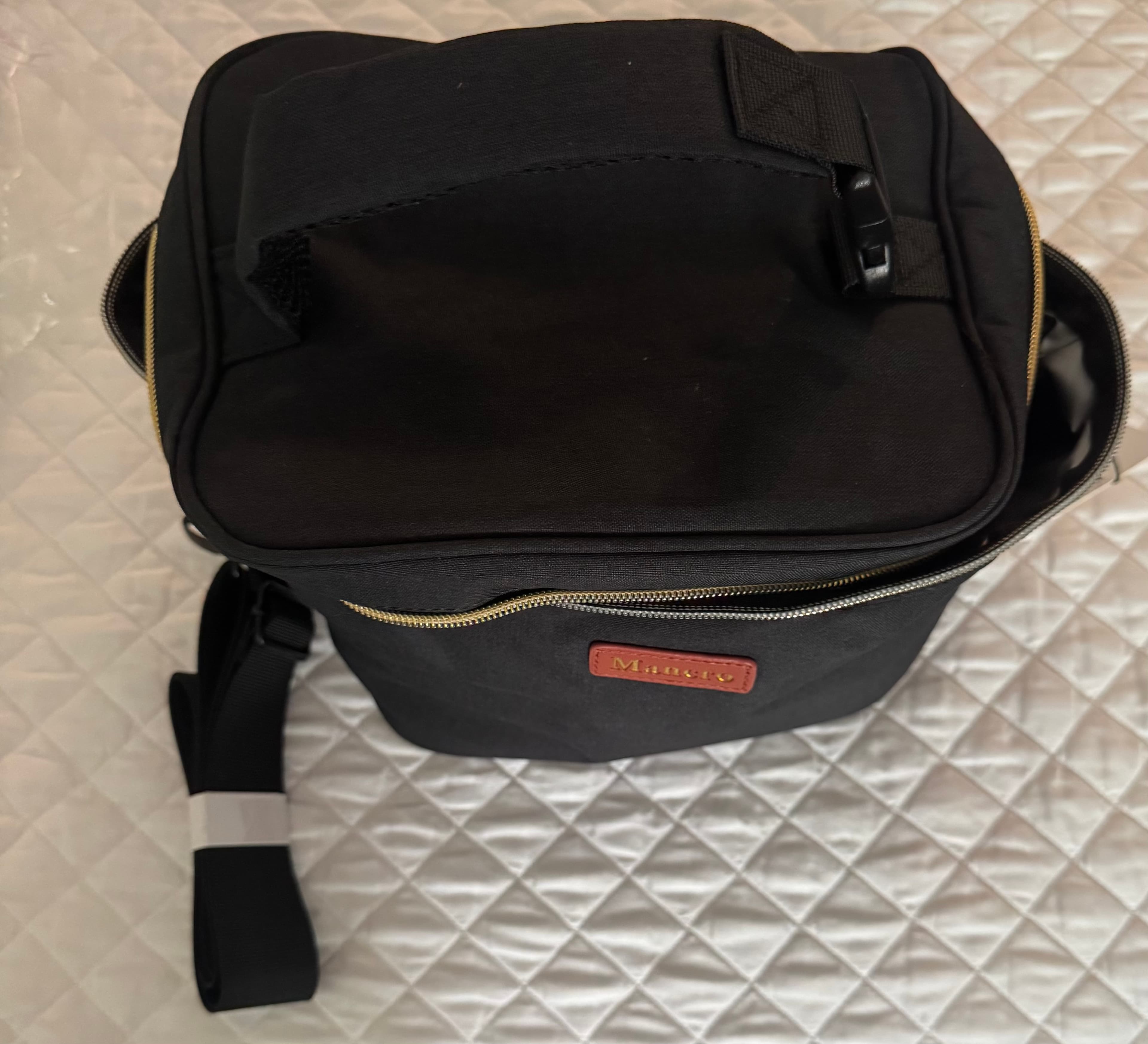 Black Mancro Insulated Lunch Bag - Thumbnail 4