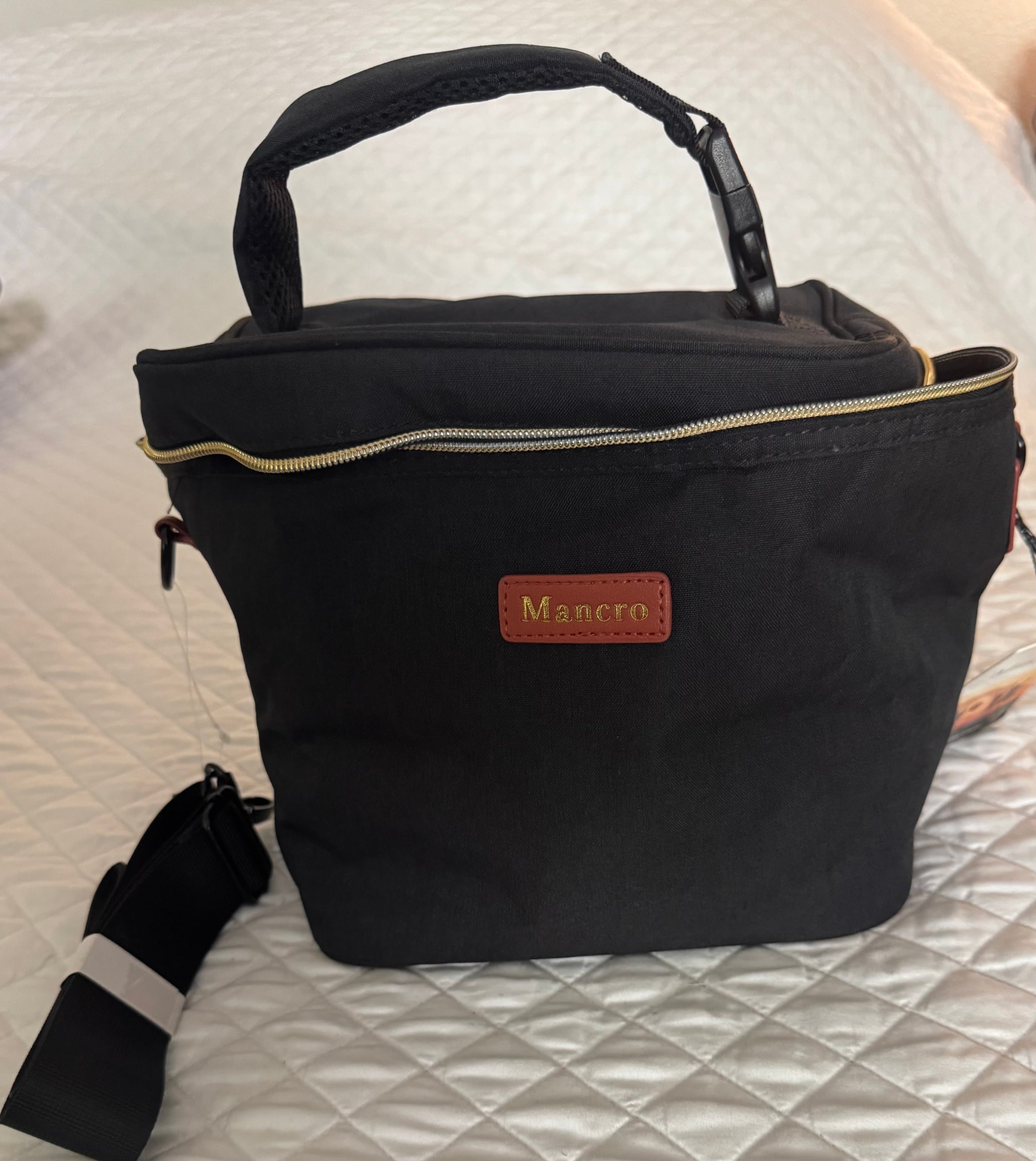Black Mancro Insulated Lunch Bag - Thumbnail 2