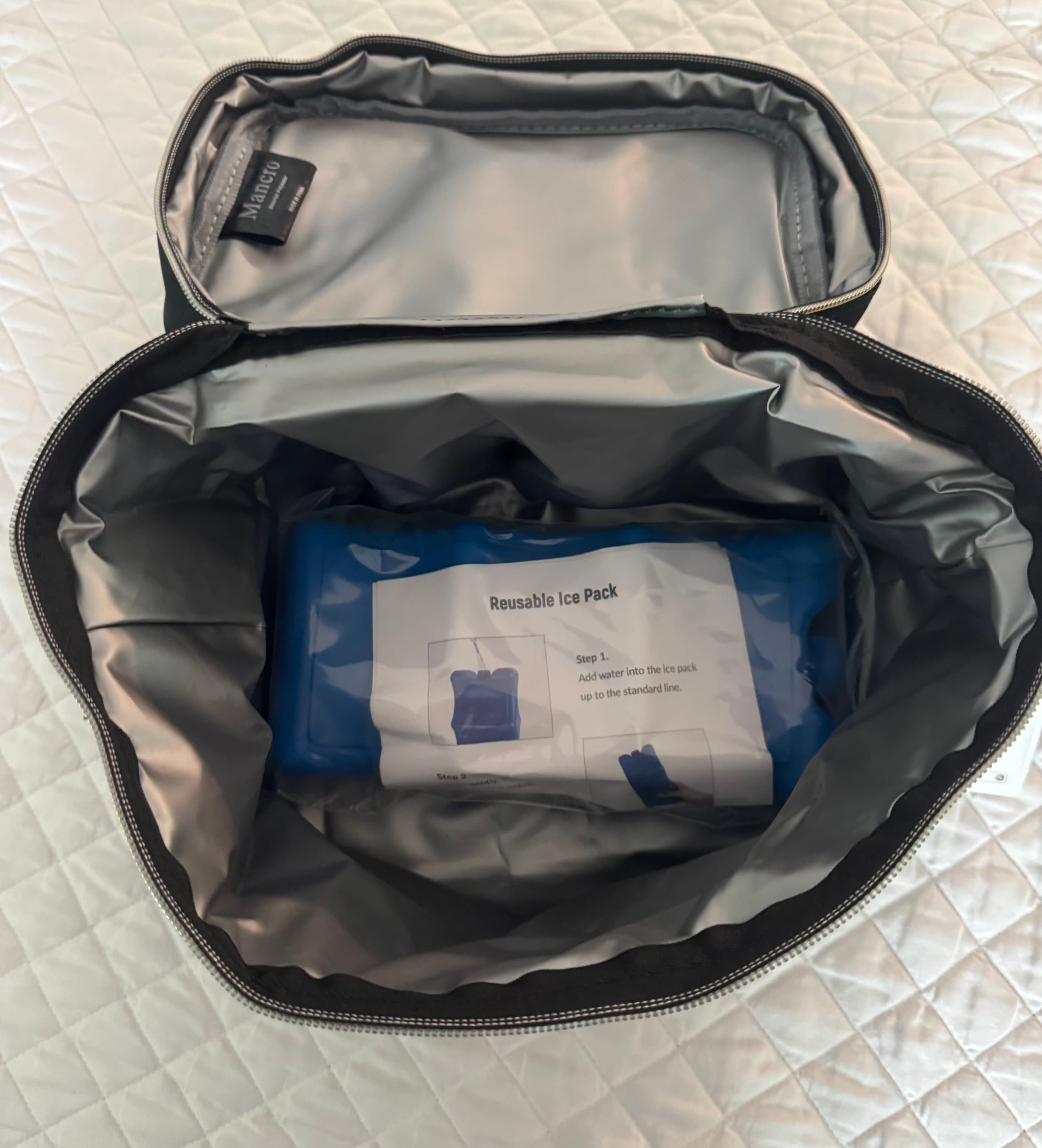 Black Mancro Insulated Lunch Bag - Thumbnail 9