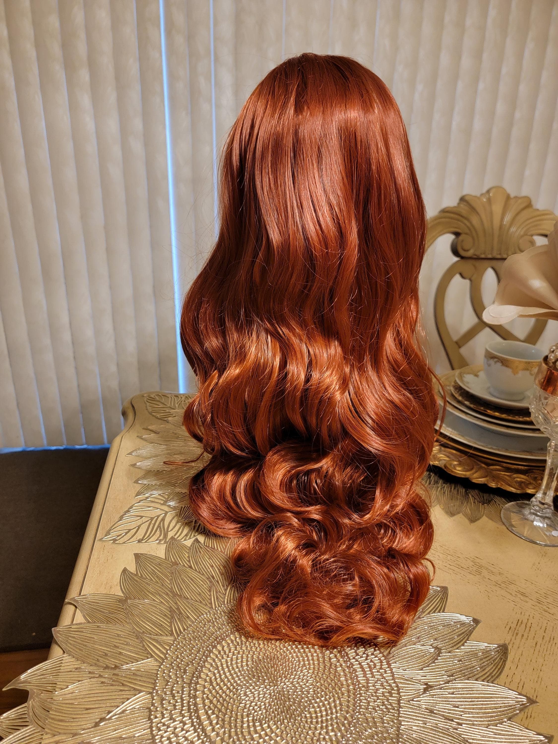 Copper Red Beauty Waves Lace Front Wig!!