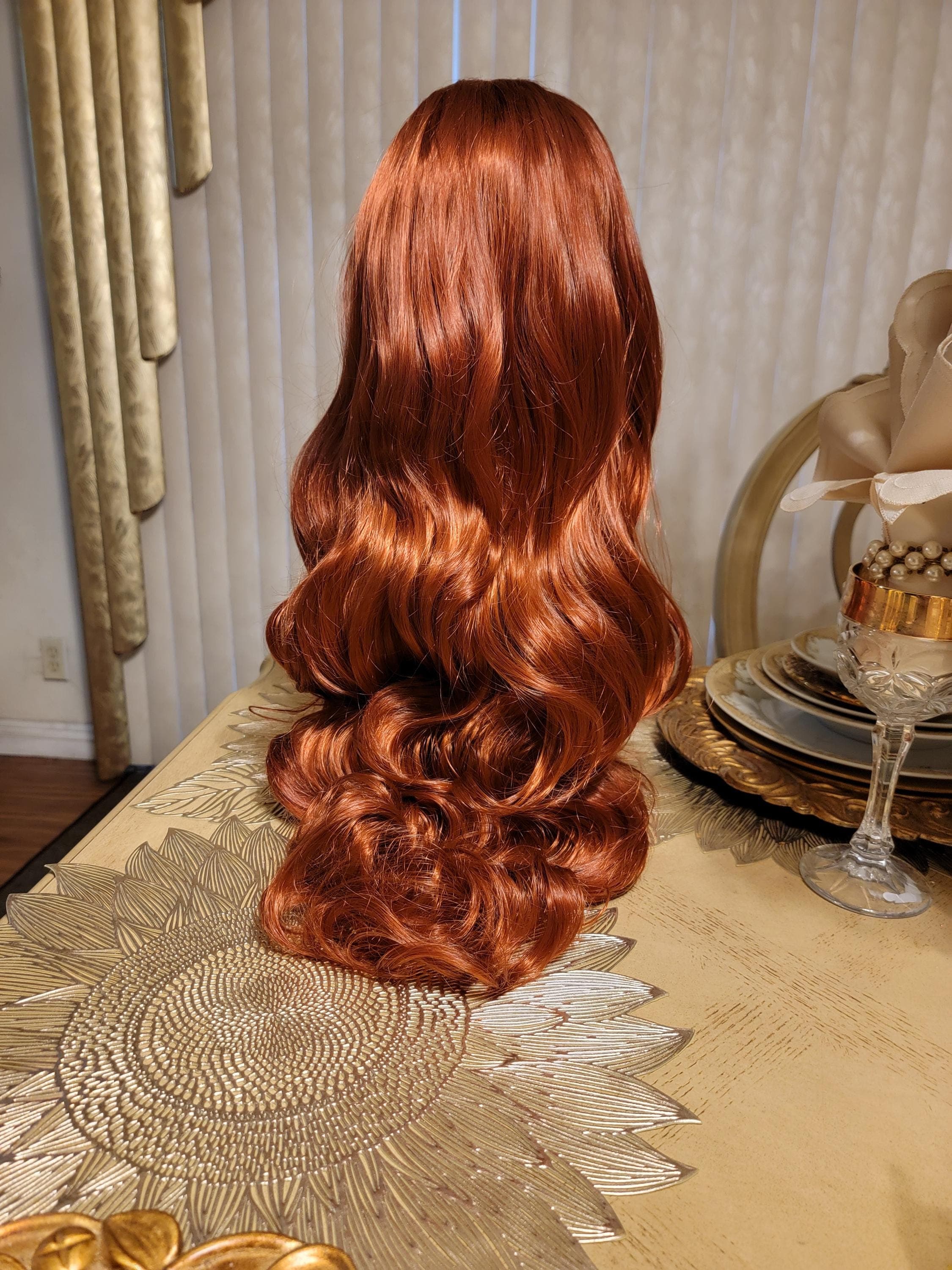 Copper Red Beauty Waves Lace Front Wig!! - Thumbnail 8
