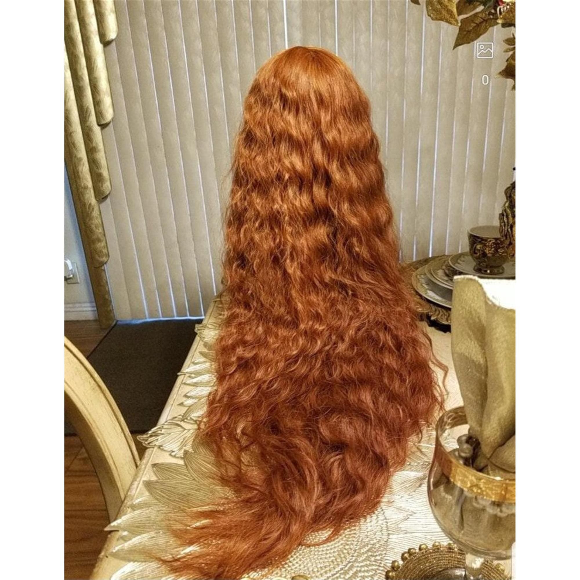 Copper Wavy Beauty Lace Front Wig 40-42 inches!!