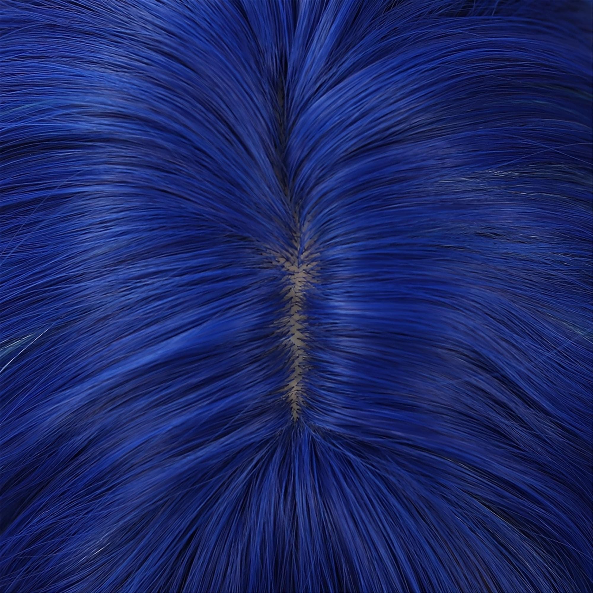 Blue 14-inch Elegant Highlights Curly Wig - Thumbnail 7