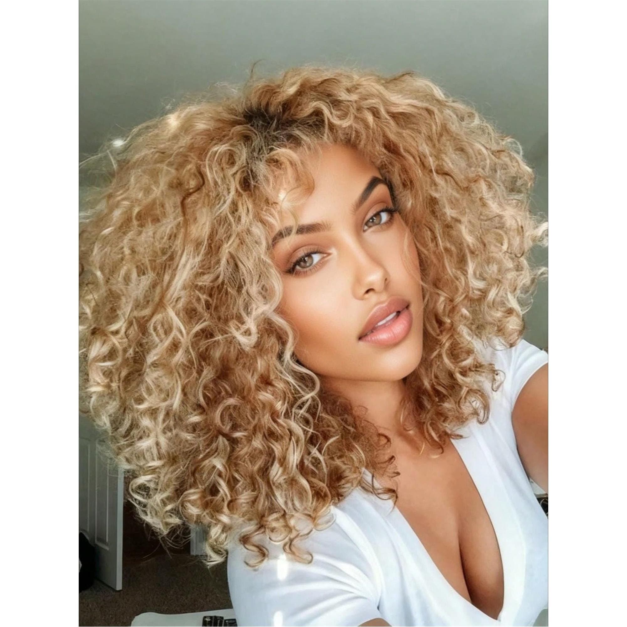180 Density Ombre Brown Roots Ash Blonde Bob Deep Wave Lace Front Wigs Human Hair Pre Plucked Glueless Natural Hairline Brazilian - Thumbnail 2