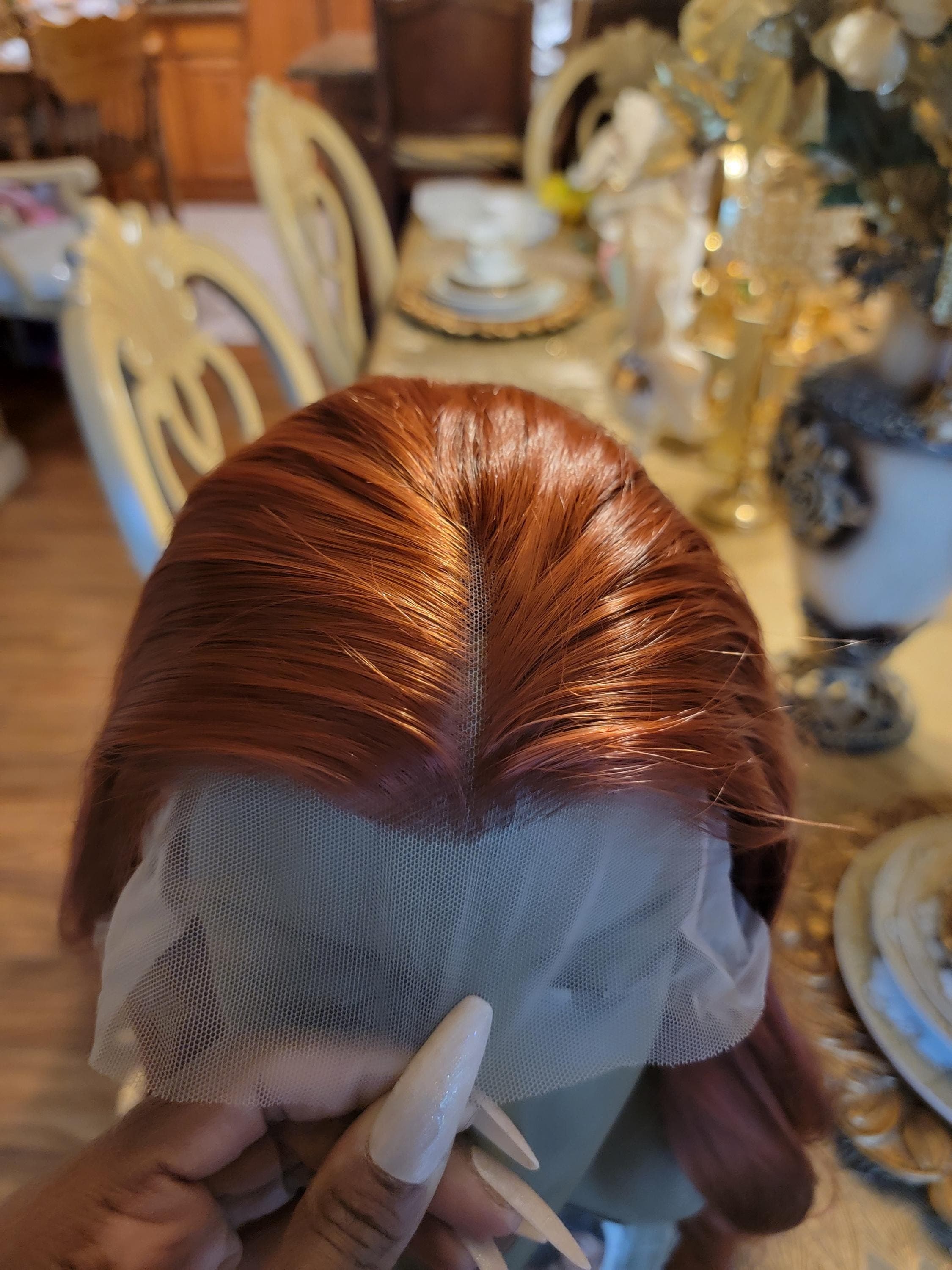 Copper Red Beauty Waves Lace Front Wig!! - Thumbnail 3