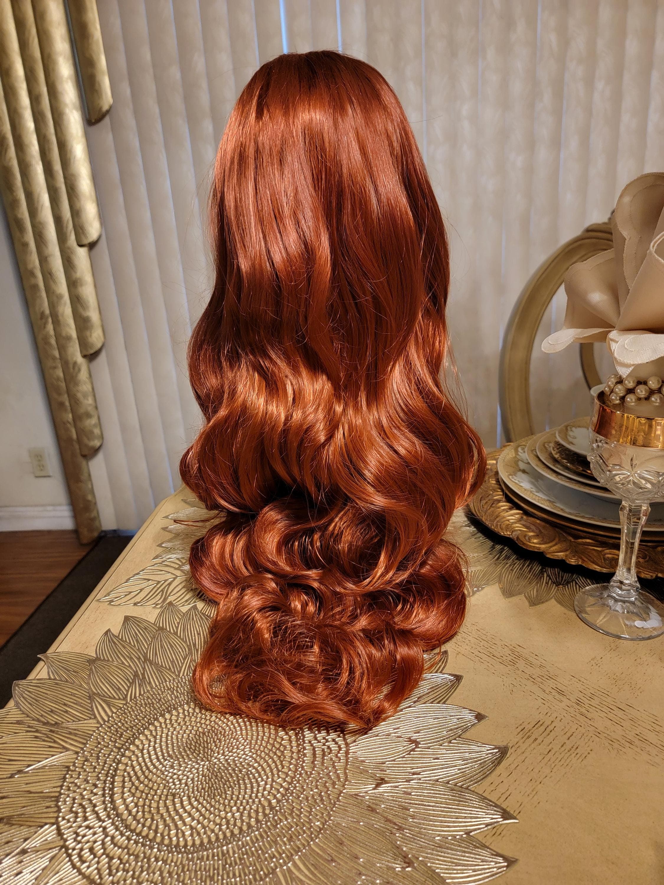 Copper Red Beauty Waves Lace Front Wig!! - Thumbnail 5