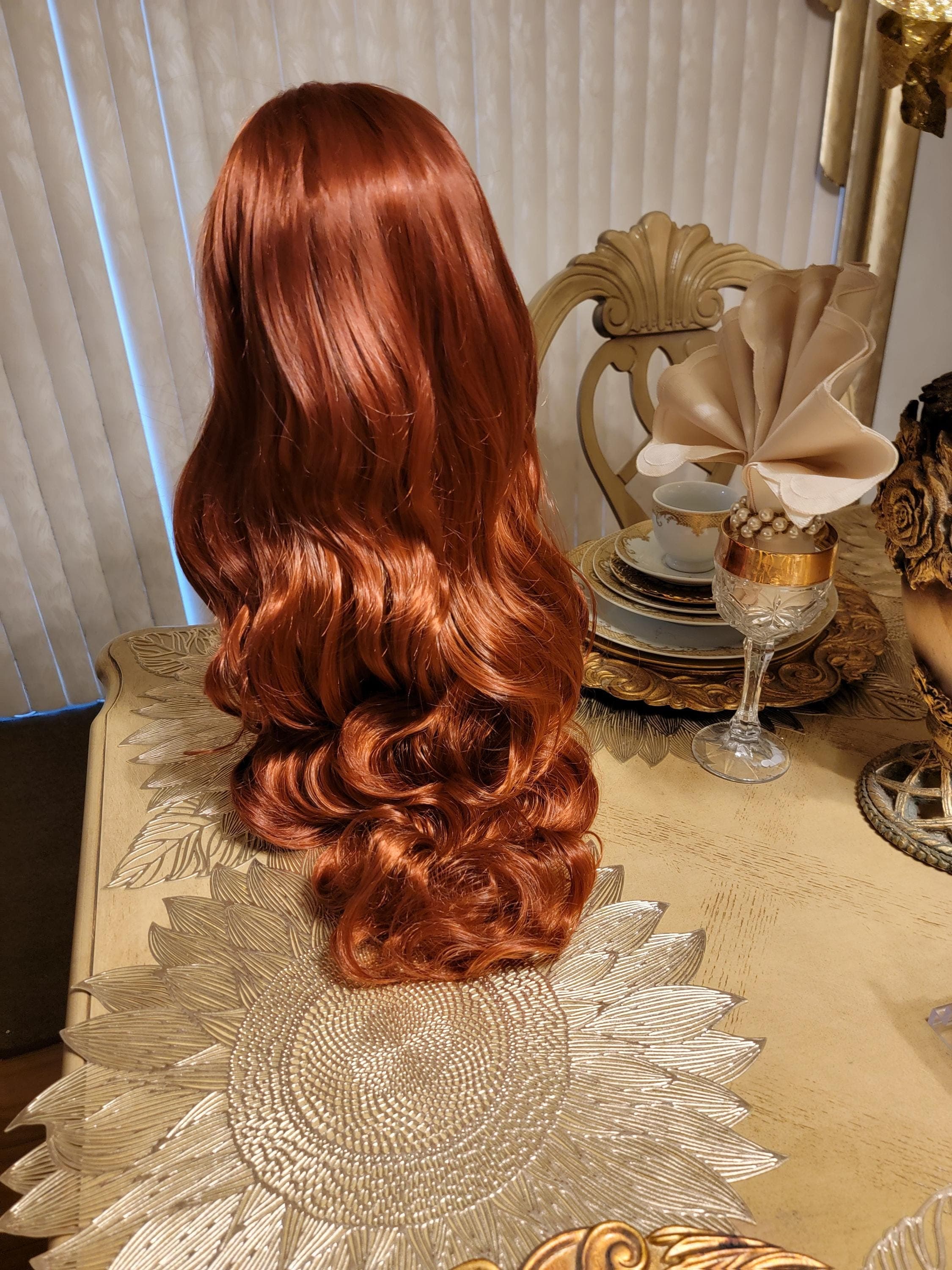 Copper Red Beauty Waves Lace Front Wig!! - Thumbnail 6