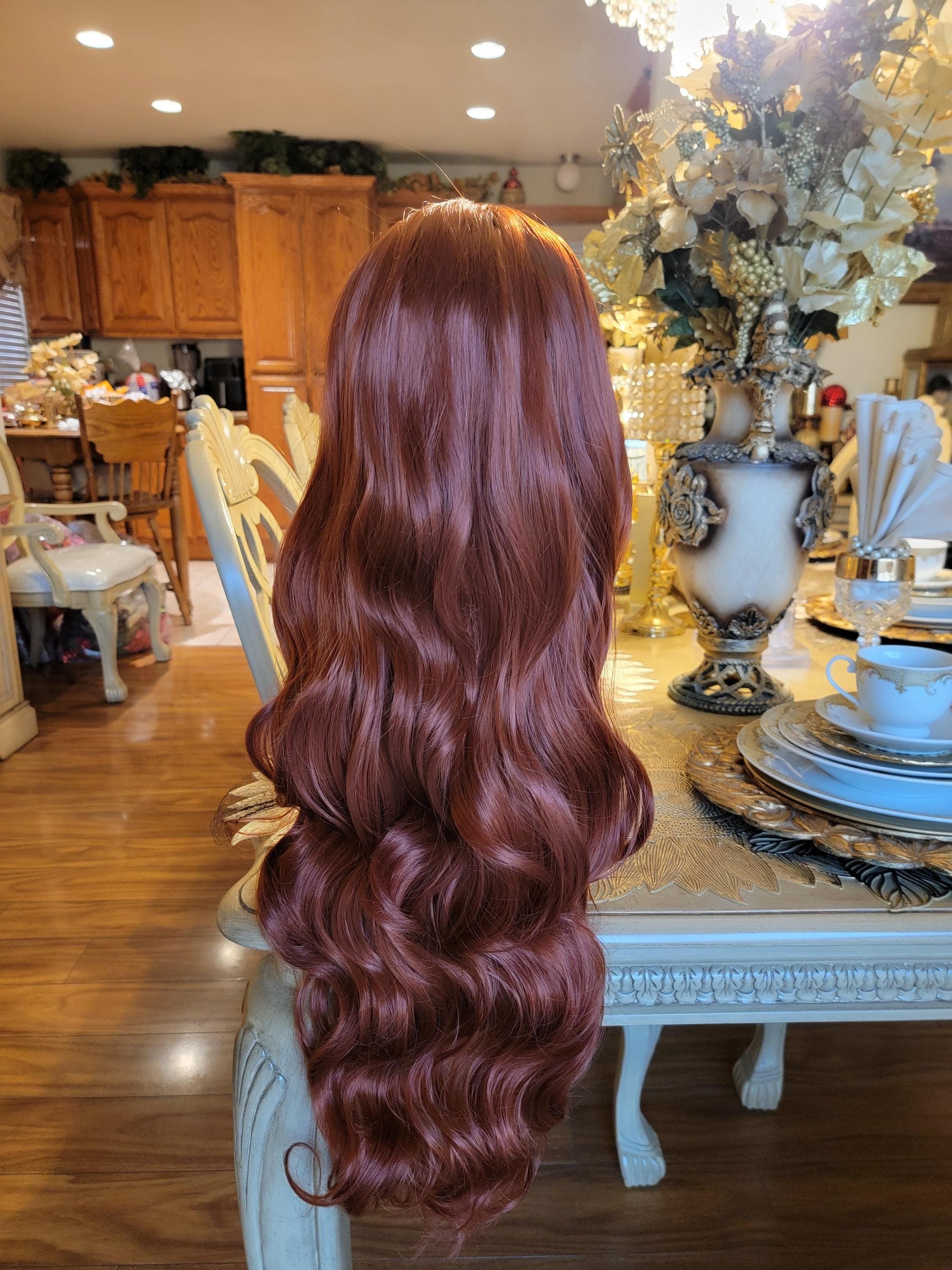 Copper Red Beauty Waves Lace Front Wig!! - Thumbnail 17