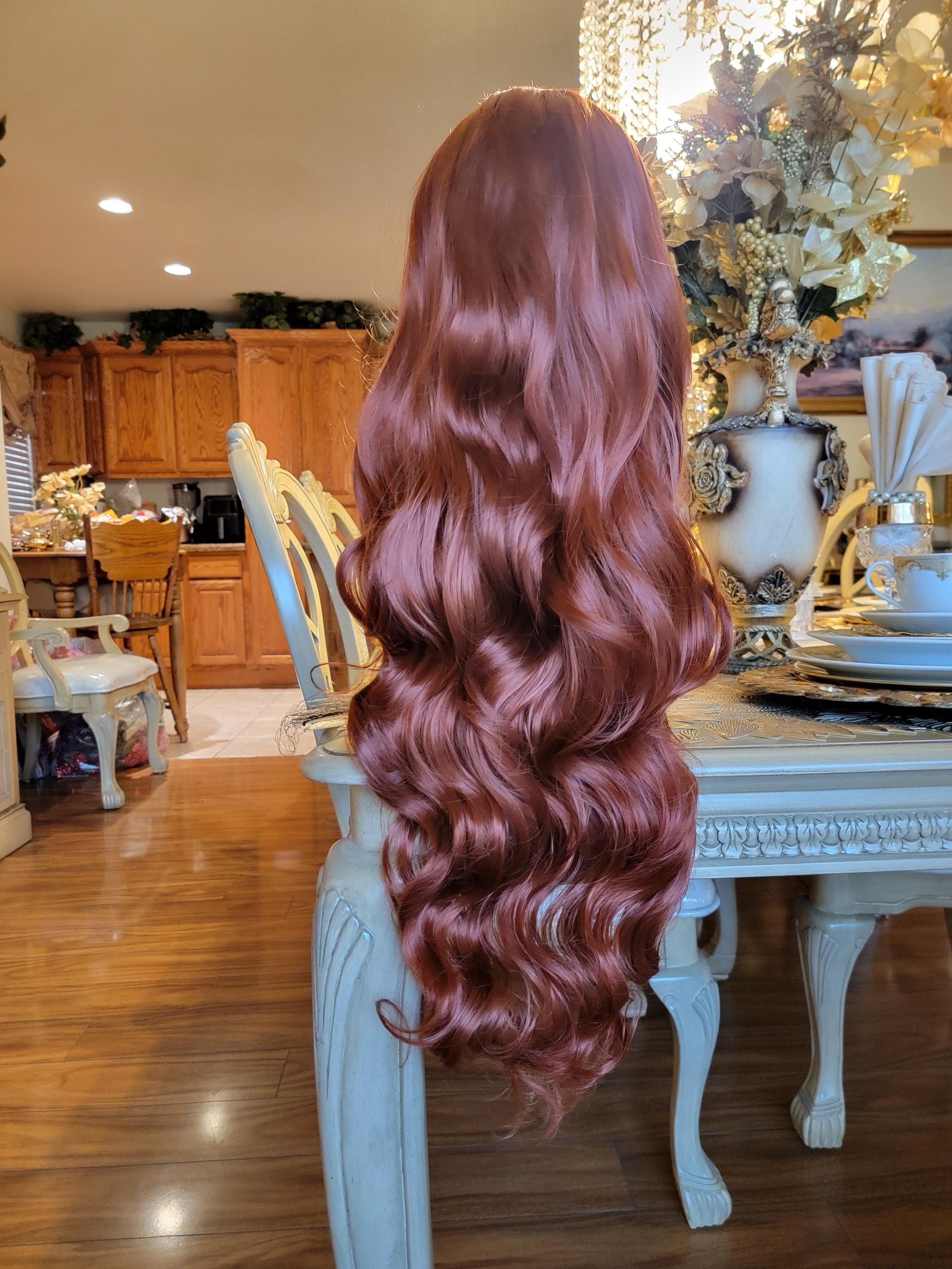 Copper Red Beauty Waves Lace Front Wig!! - Thumbnail 11