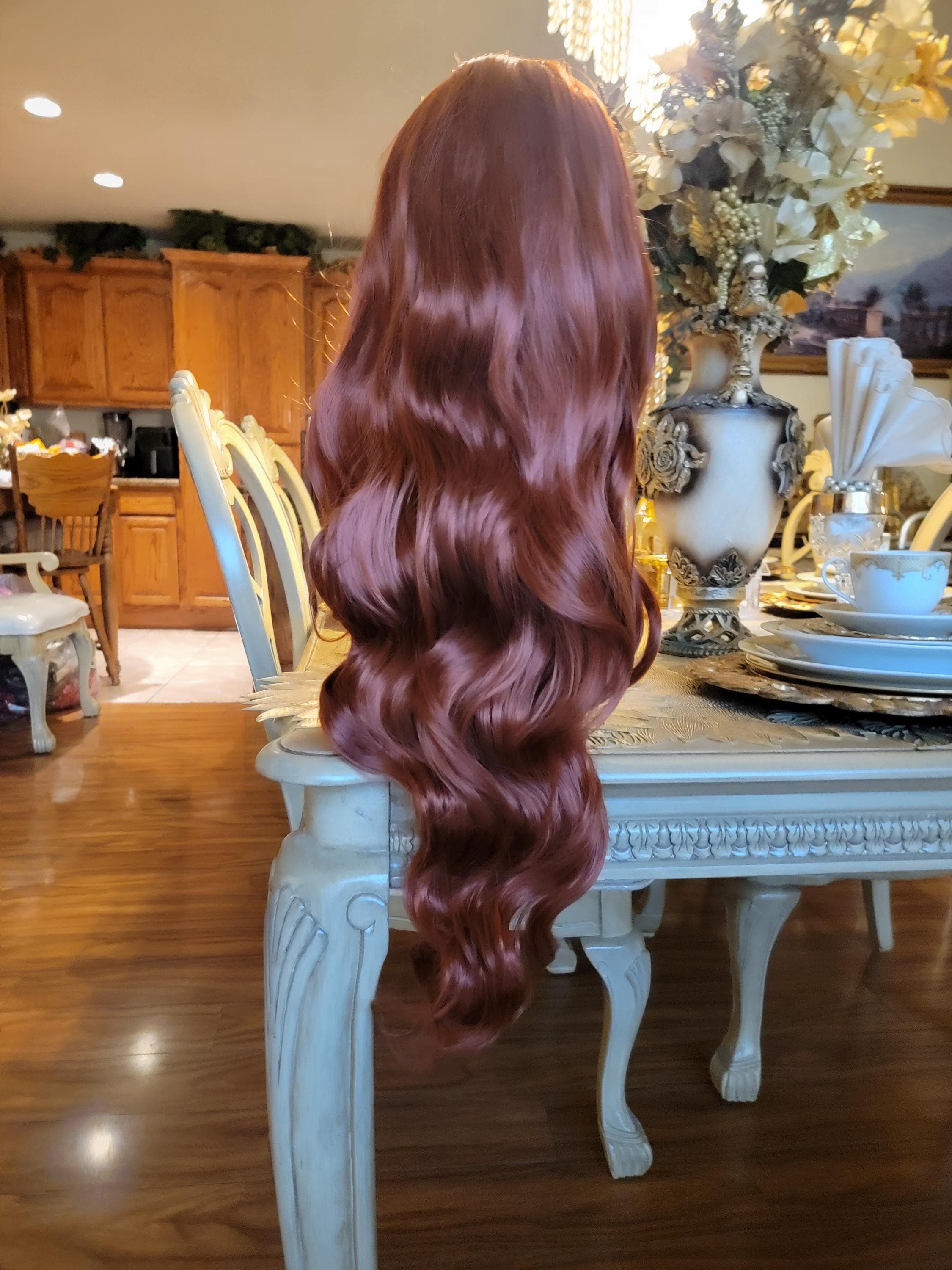 Copper Red Beauty Waves Lace Front Wig!! - Thumbnail 9