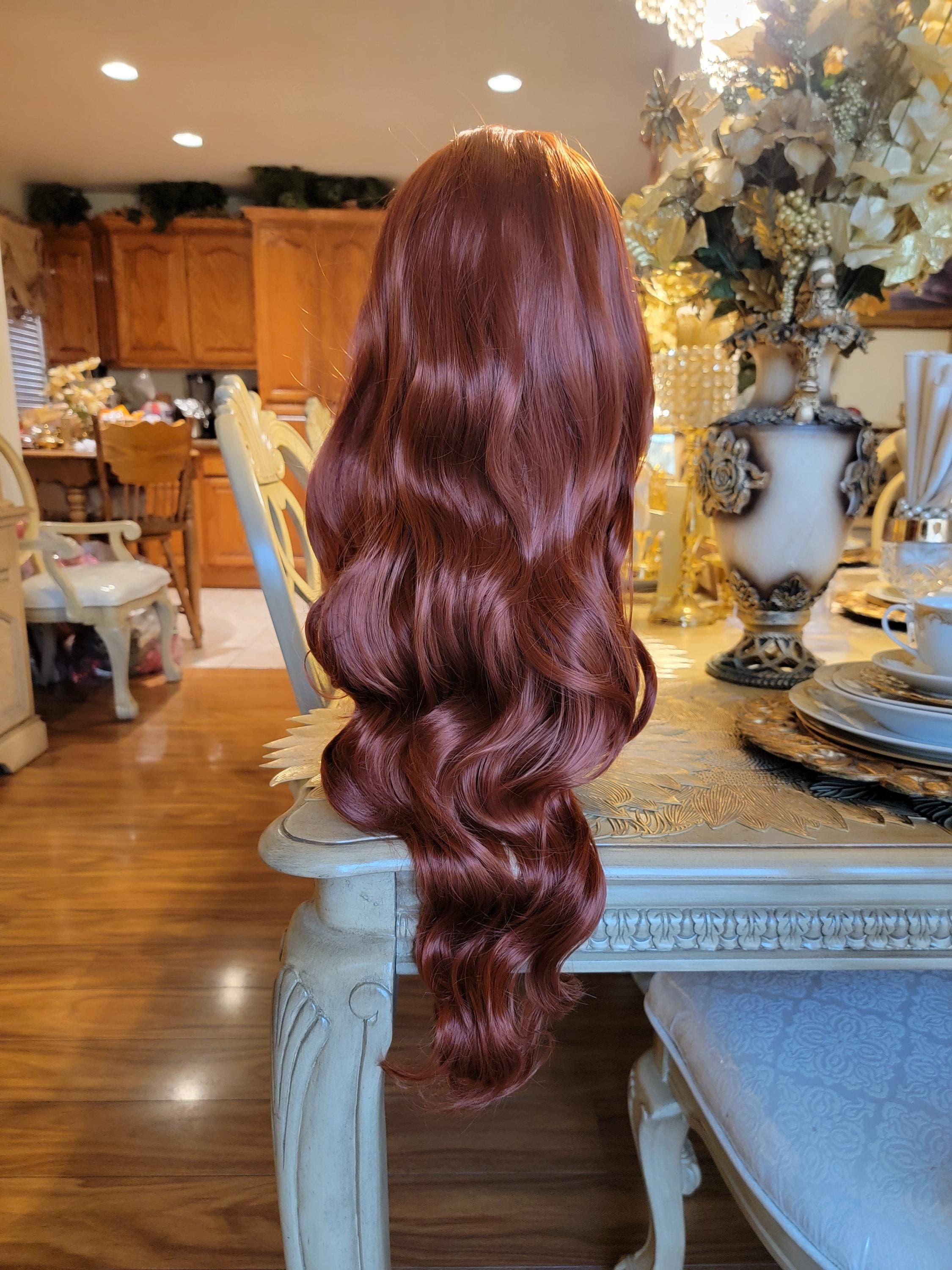 Copper Red Beauty Waves Lace Front Wig!! - Thumbnail 16
