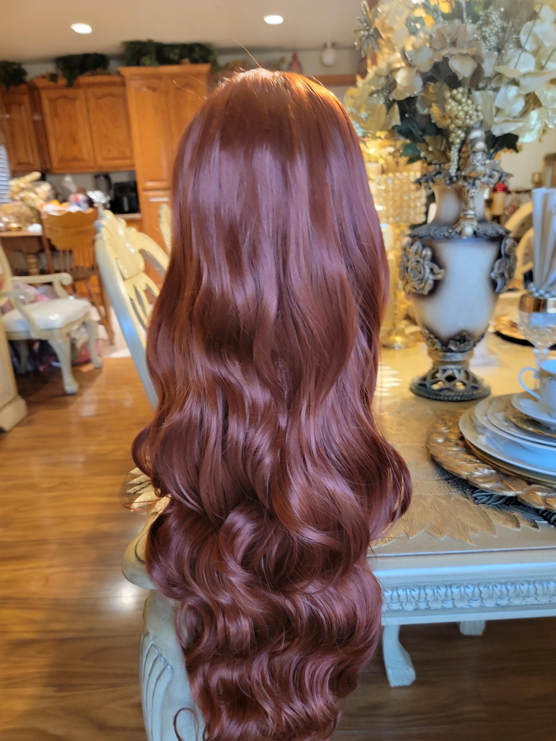 Copper Red Beauty Waves Lace Front Wig!! - Thumbnail 12