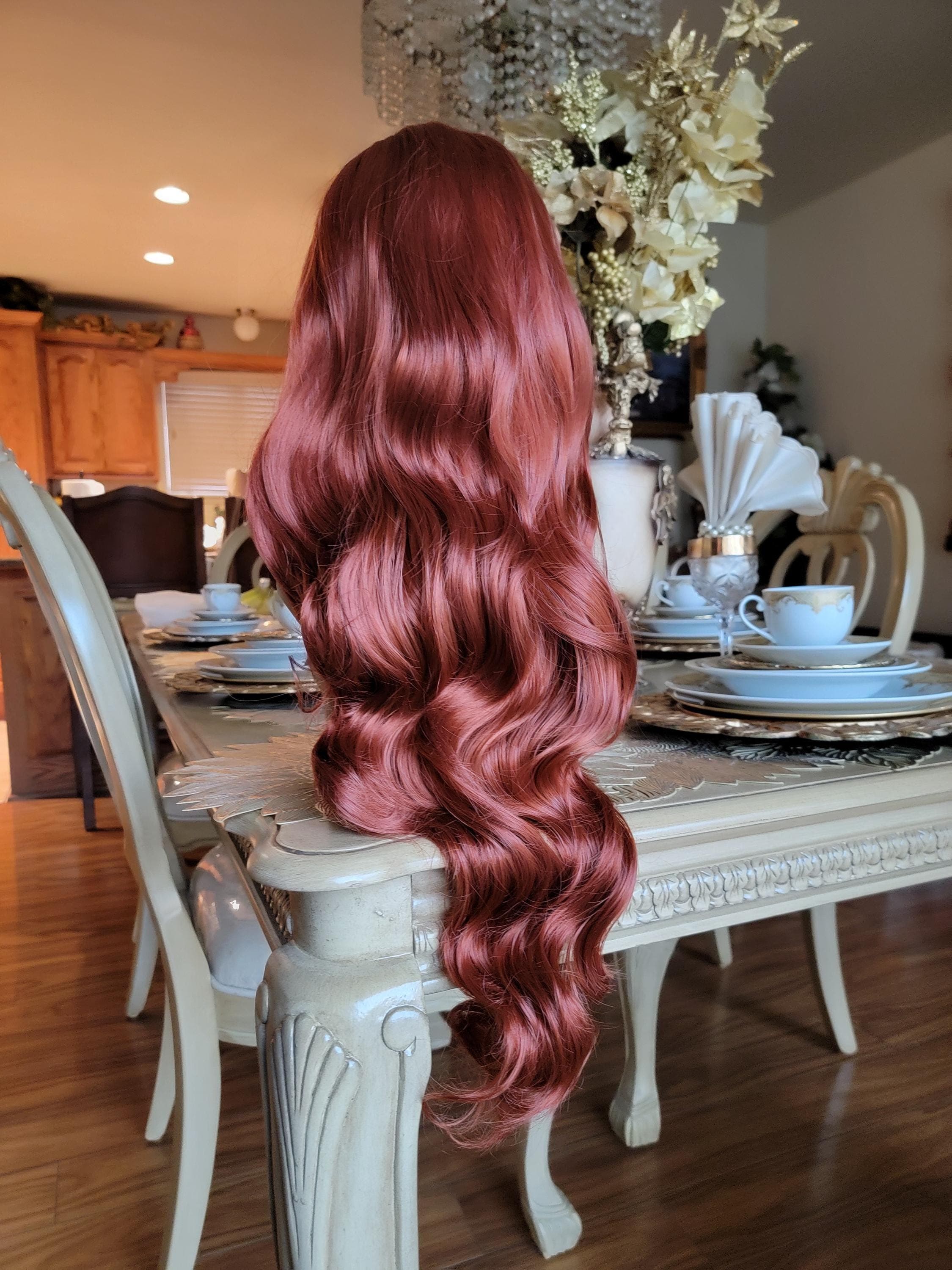 Copper Red Beauty Waves Lace Front Wig!! - Thumbnail 10
