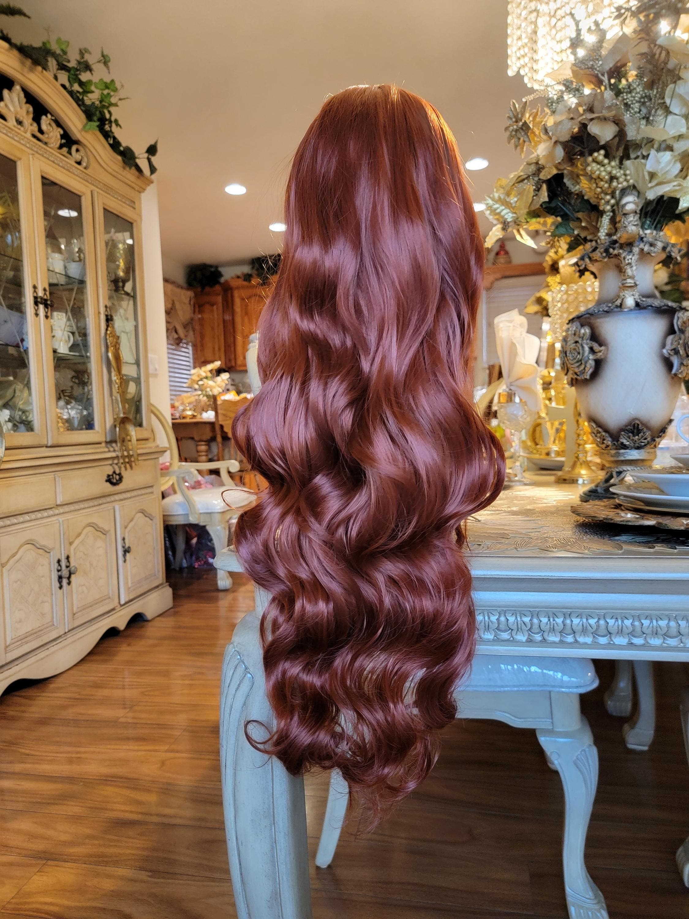 Copper Red Beauty Waves Lace Front Wig!! - Thumbnail 15