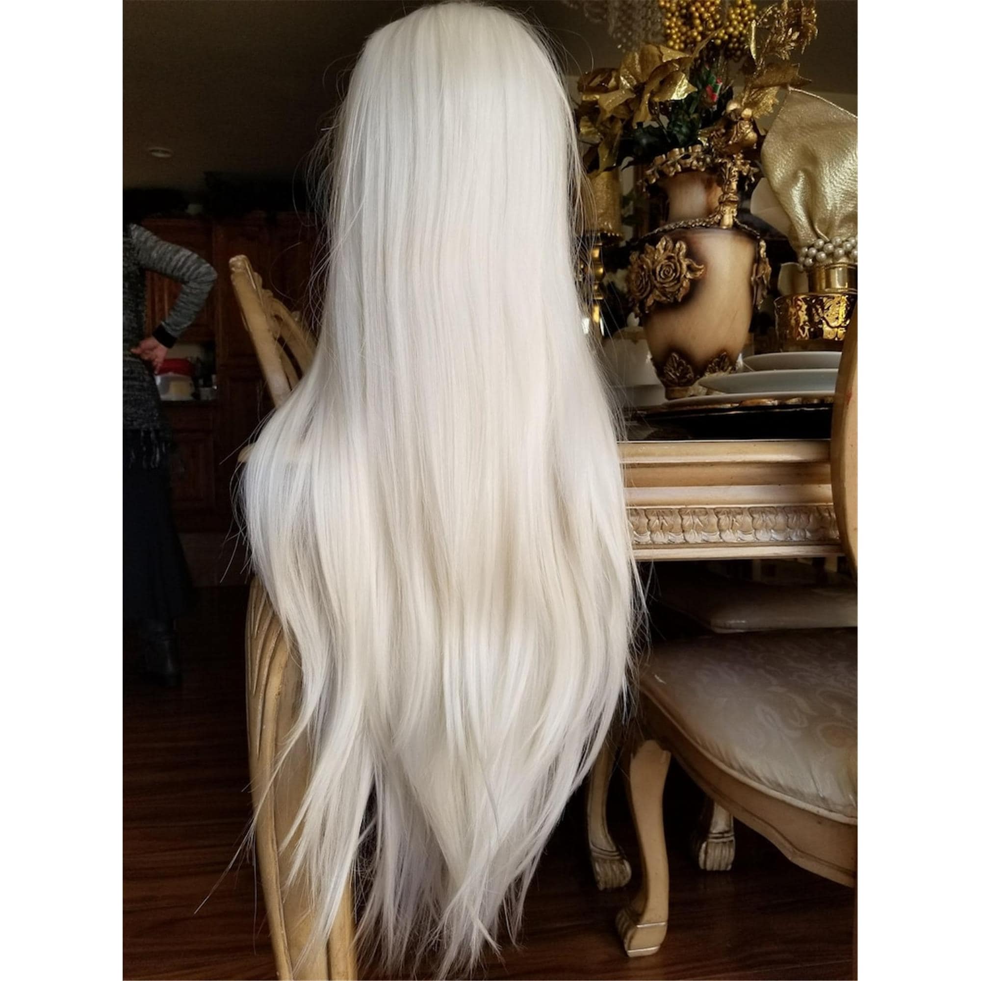 White Beauty Lace Front Wig - Thumbnail 2