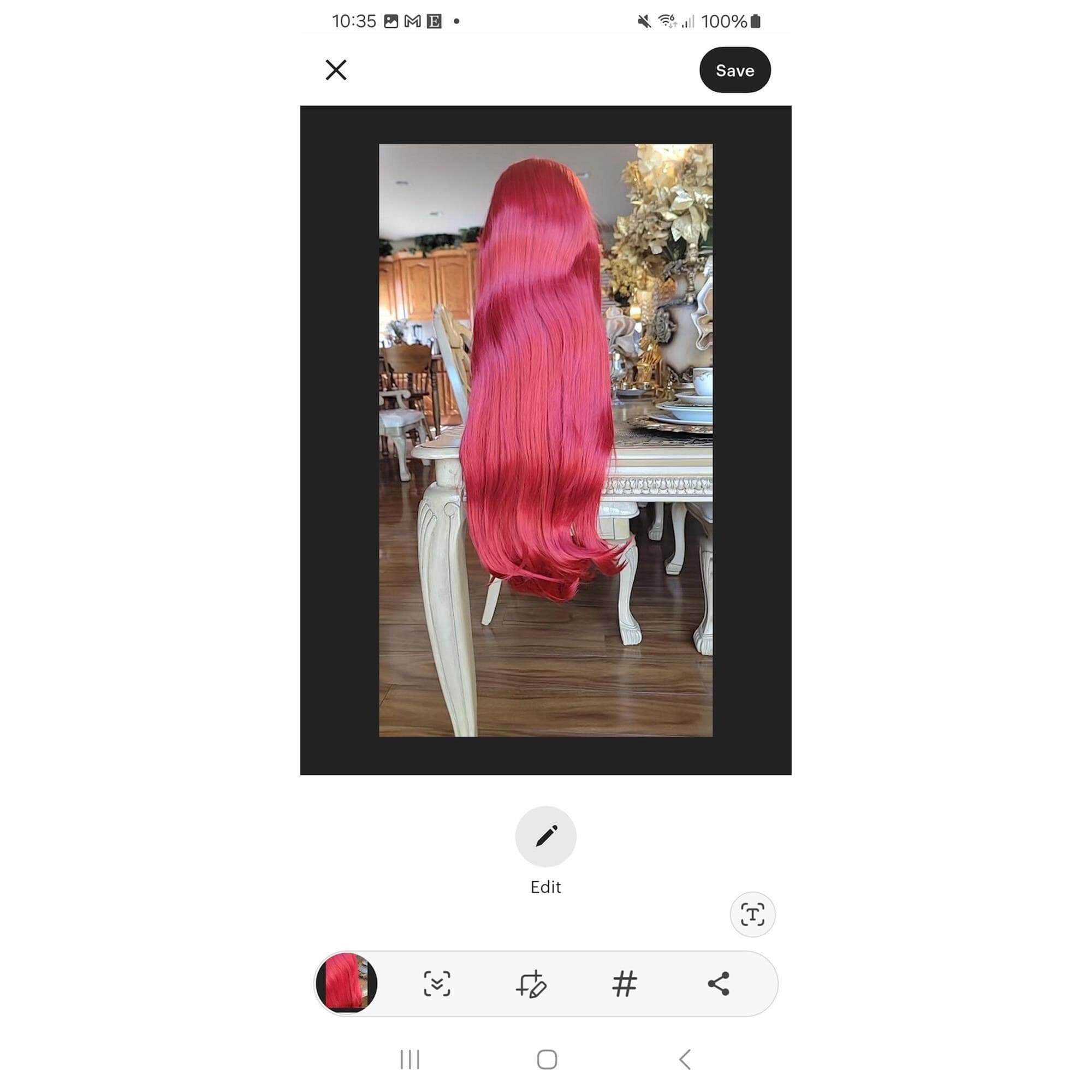 White Beauty Lace Front Wig - Thumbnail 7
