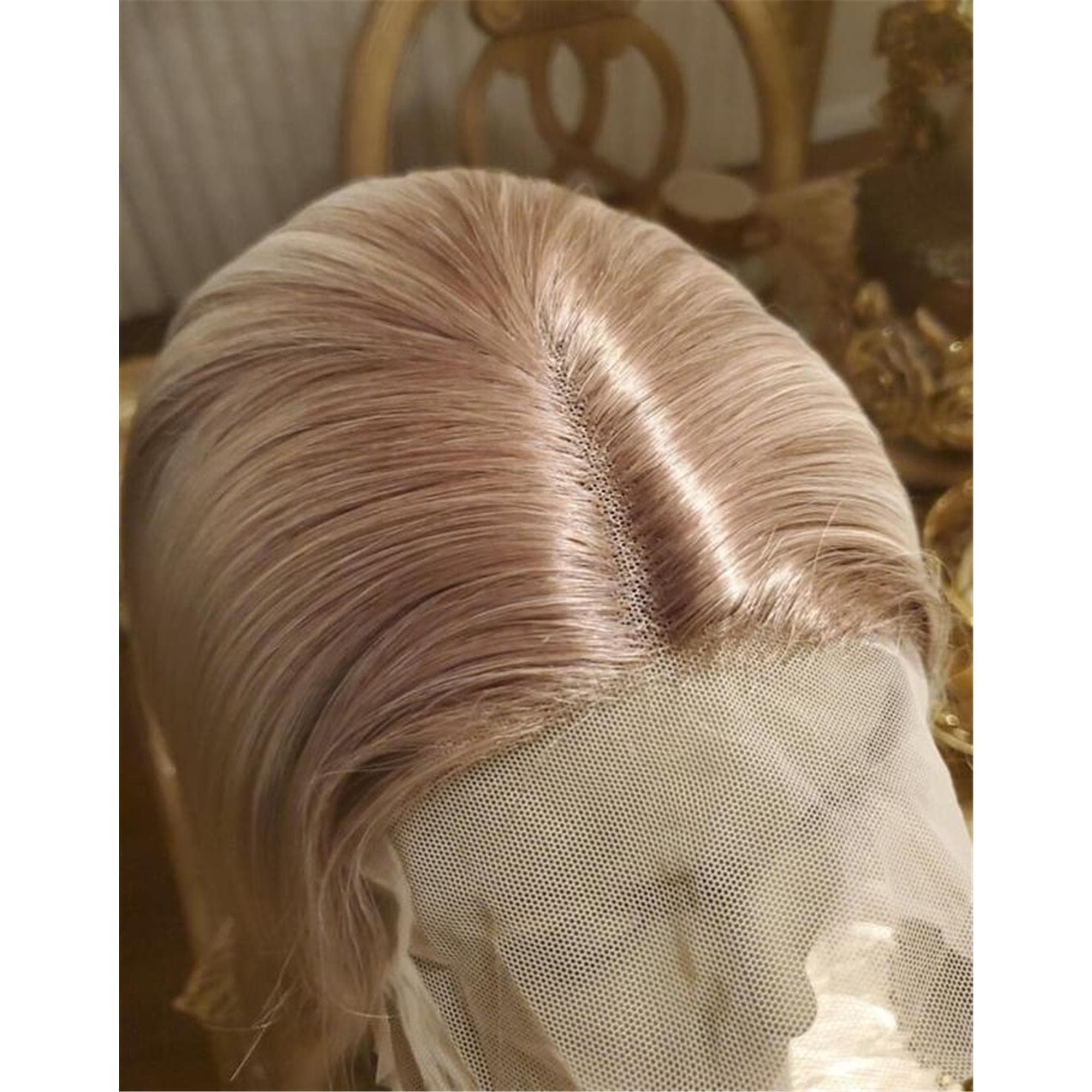 22” PLATINUM ash blonde ombre straight lace front wig *NEW* - Thumbnail 5