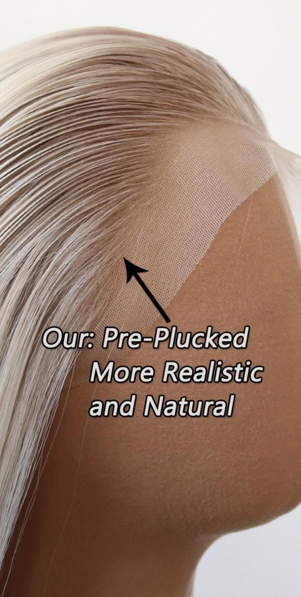 Ombre Honey Blonde Brown Synthetic Lace Front Wig 13X4 Inch Ombre Dirty Platinum Blonde Long Straight Lace Front Synthetic Wig with Pre
