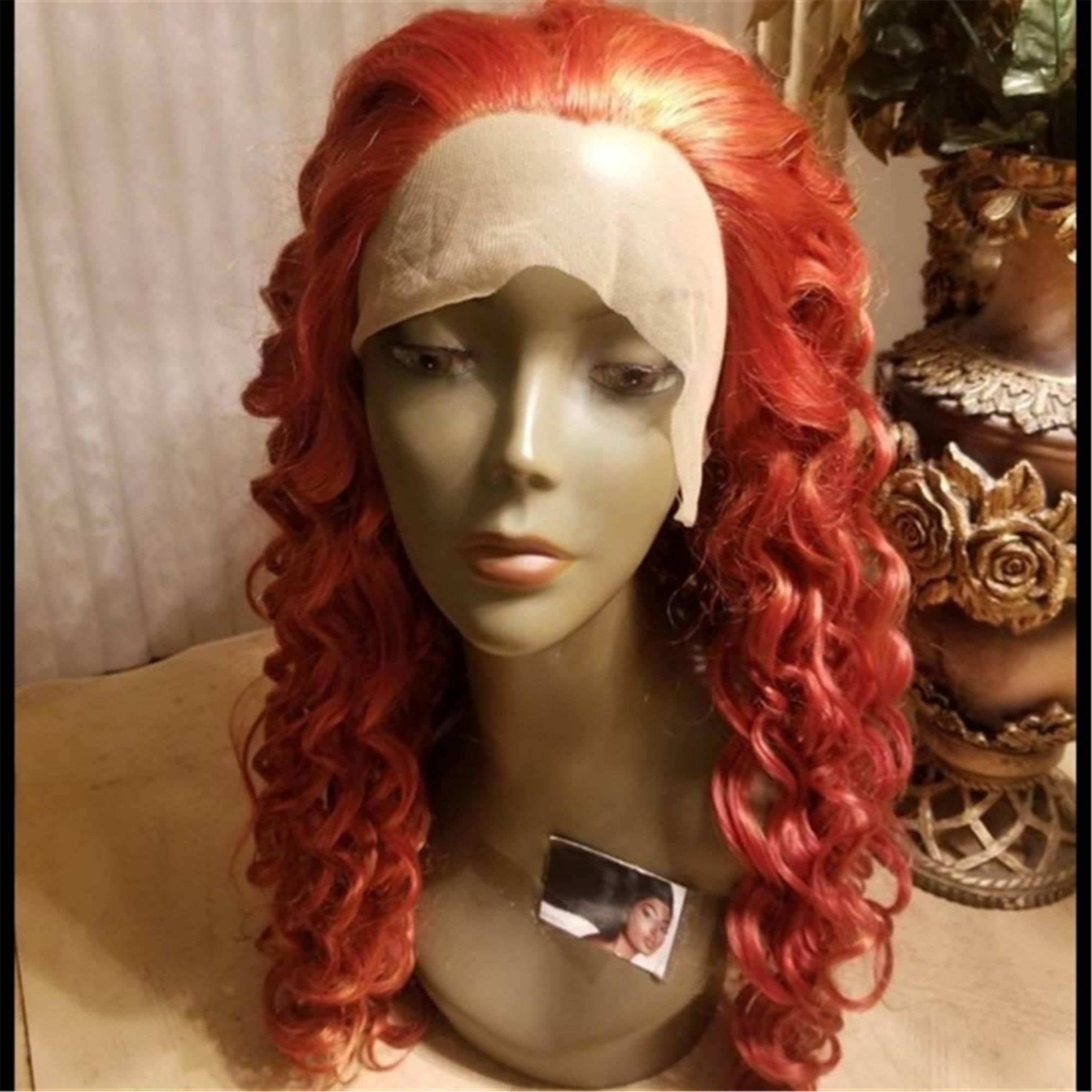 Copper Red Beauty Lace Front Wig - Thumbnail 5