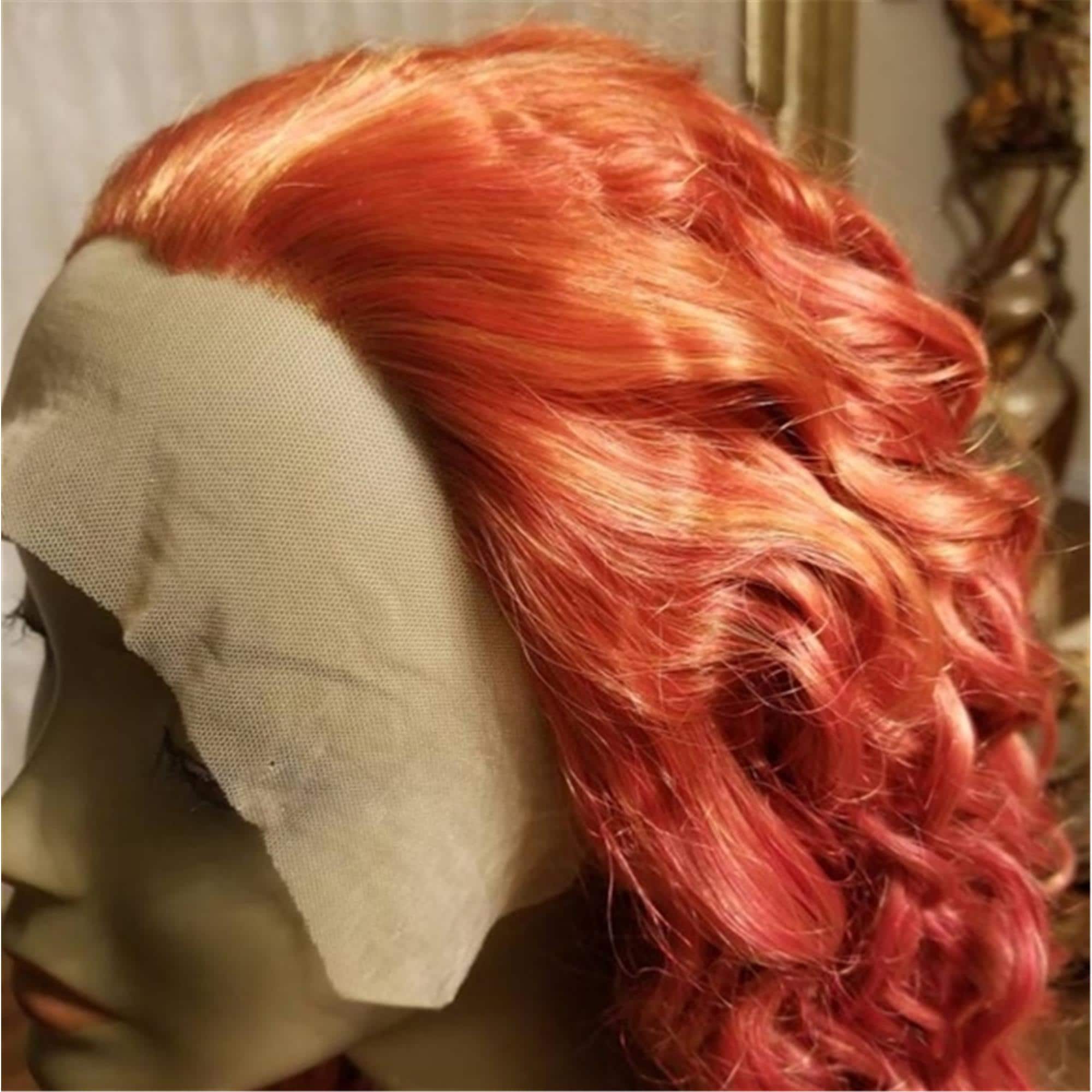 Copper Red Beauty Lace Front Wig - Thumbnail 4