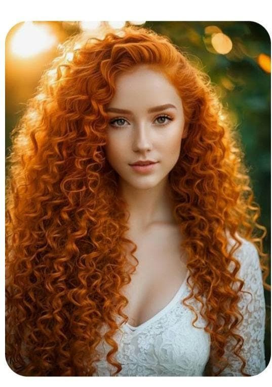 Copper Red Beauty Lace Front Wig