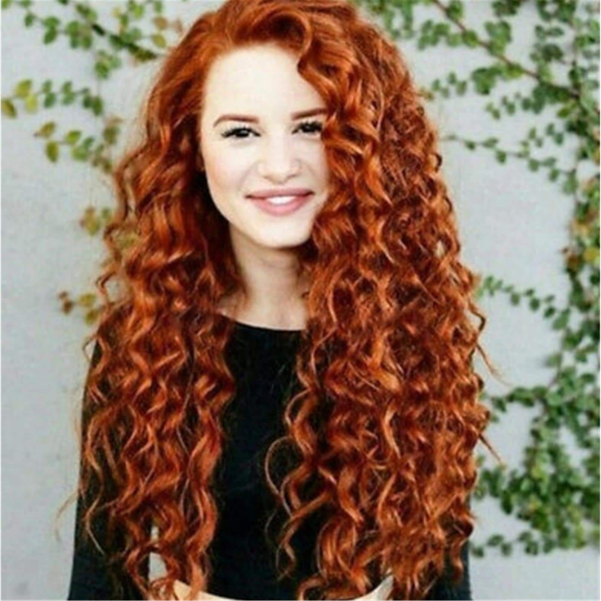 Copper Red Beauty Lace Front Wig - Thumbnail 3