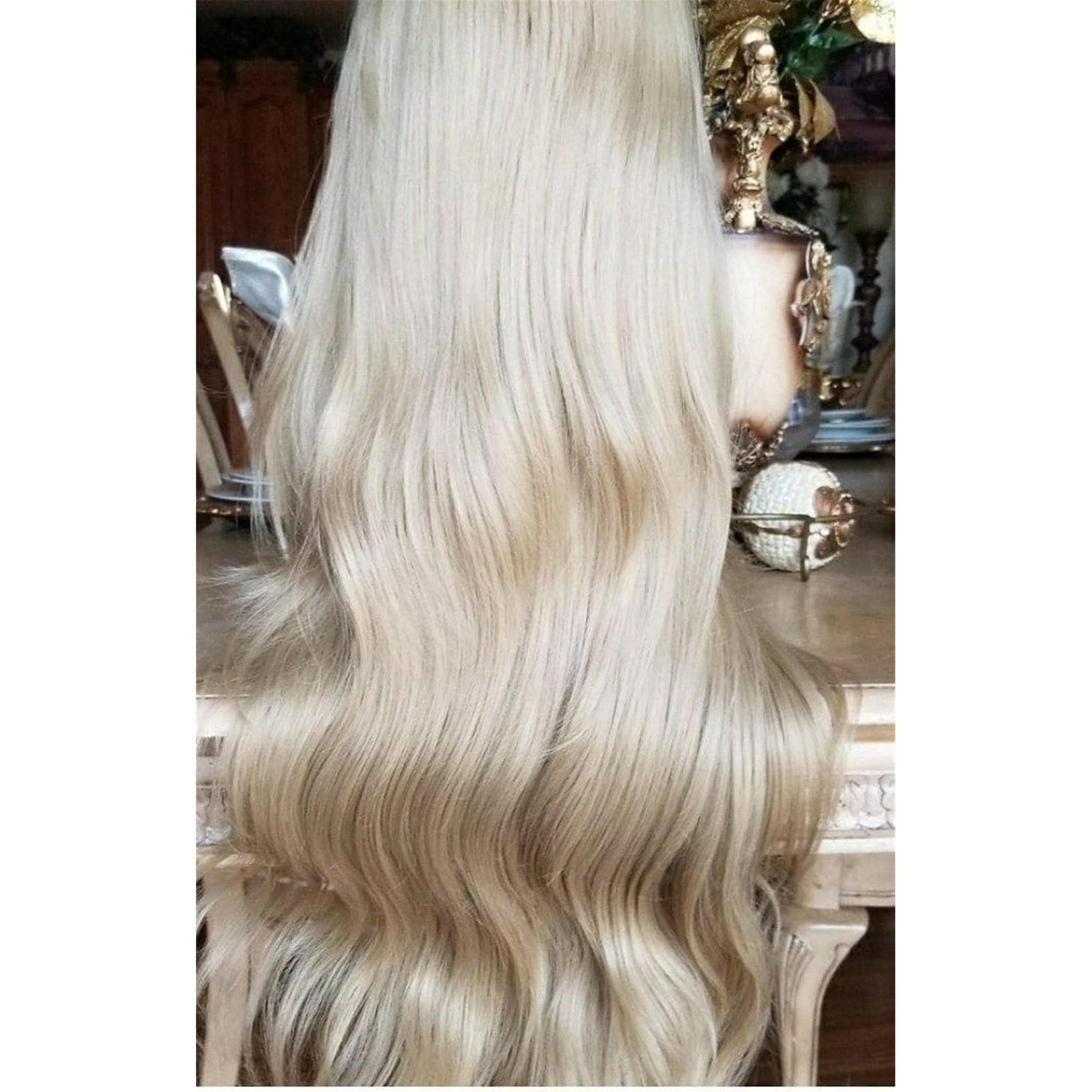 Ash Blonde Beauty Lace Front Wig - Thumbnail 4