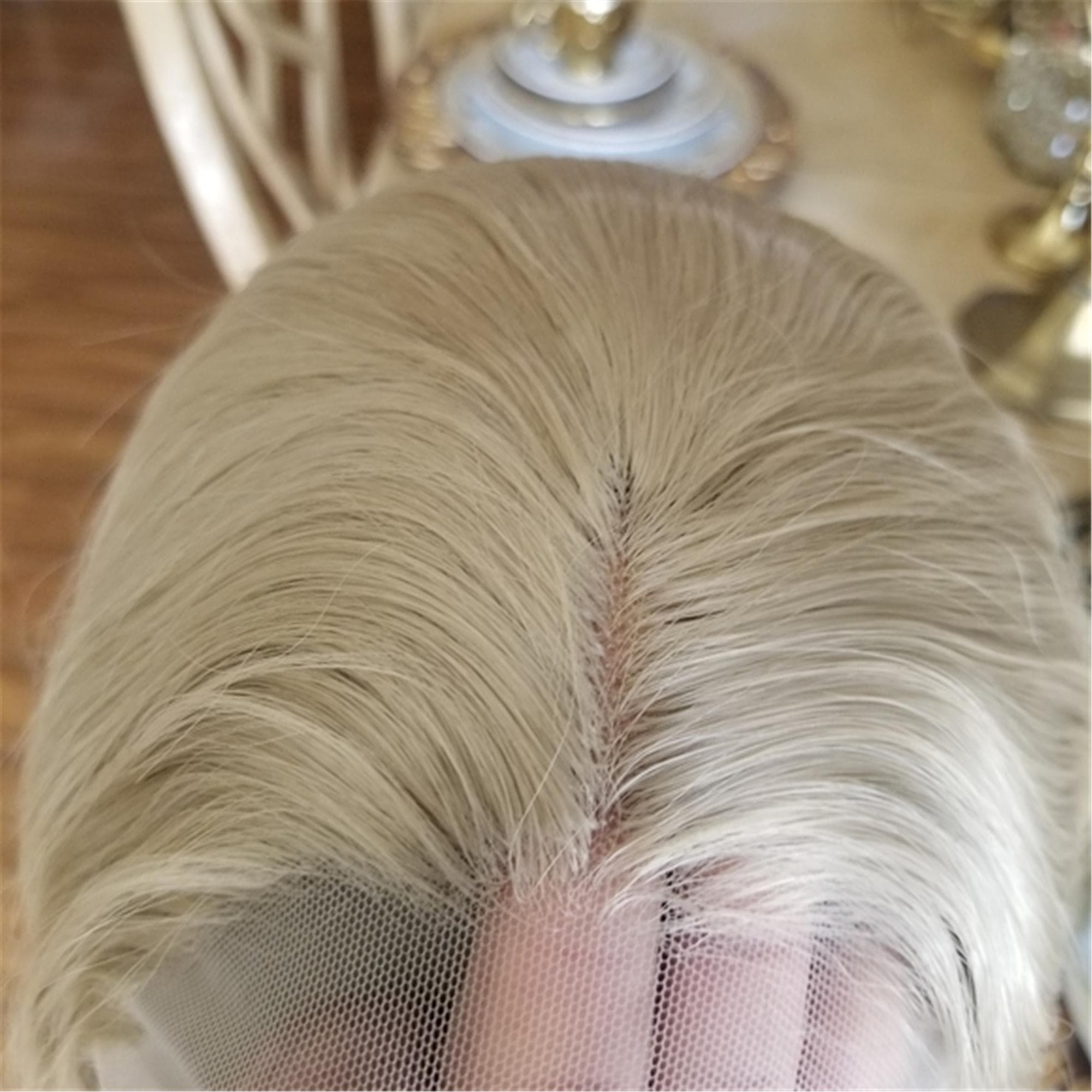 Ash Blonde Beauty Lace Front Wig - Thumbnail 11