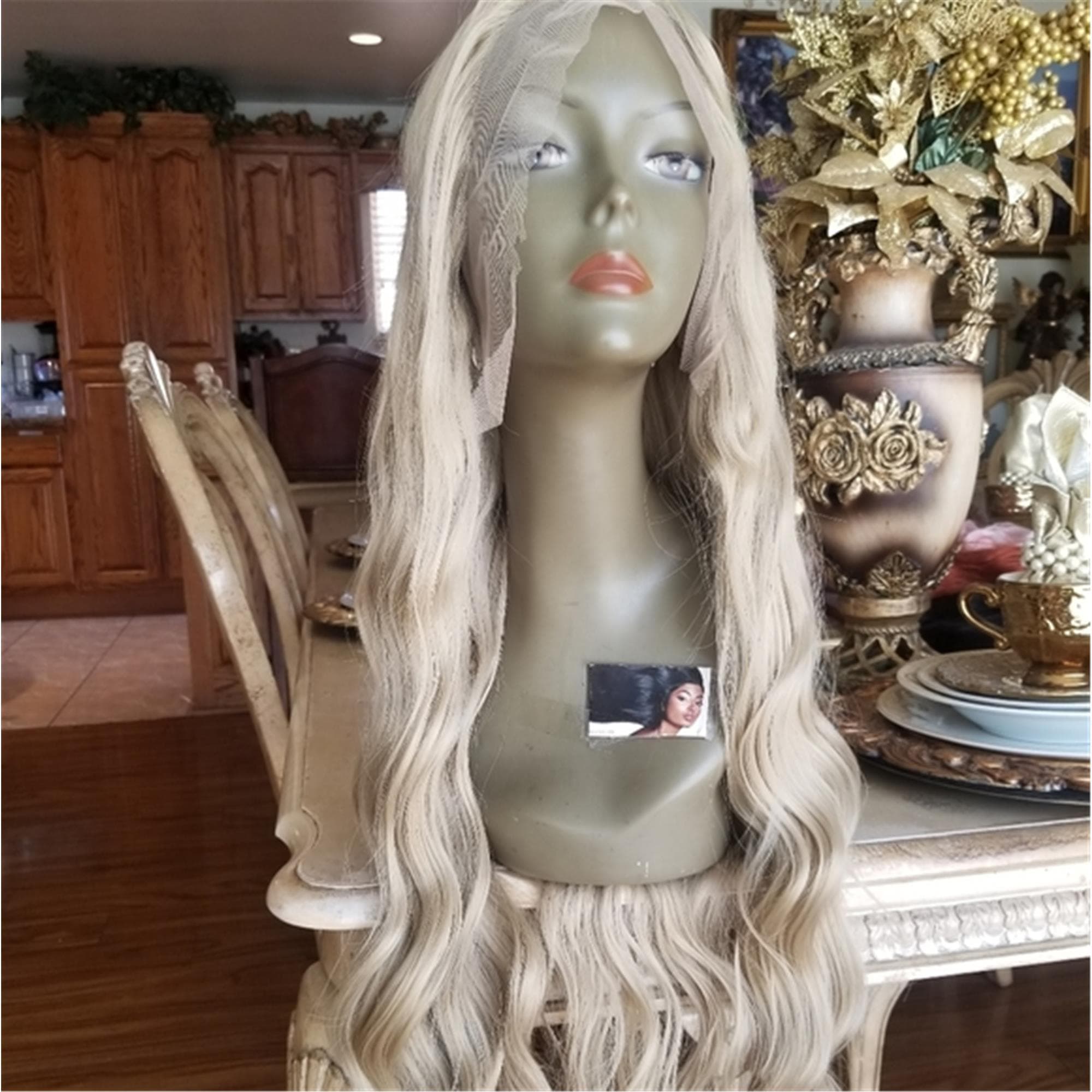 Ash Blonde Beauty Lace Front Wig - Thumbnail 16