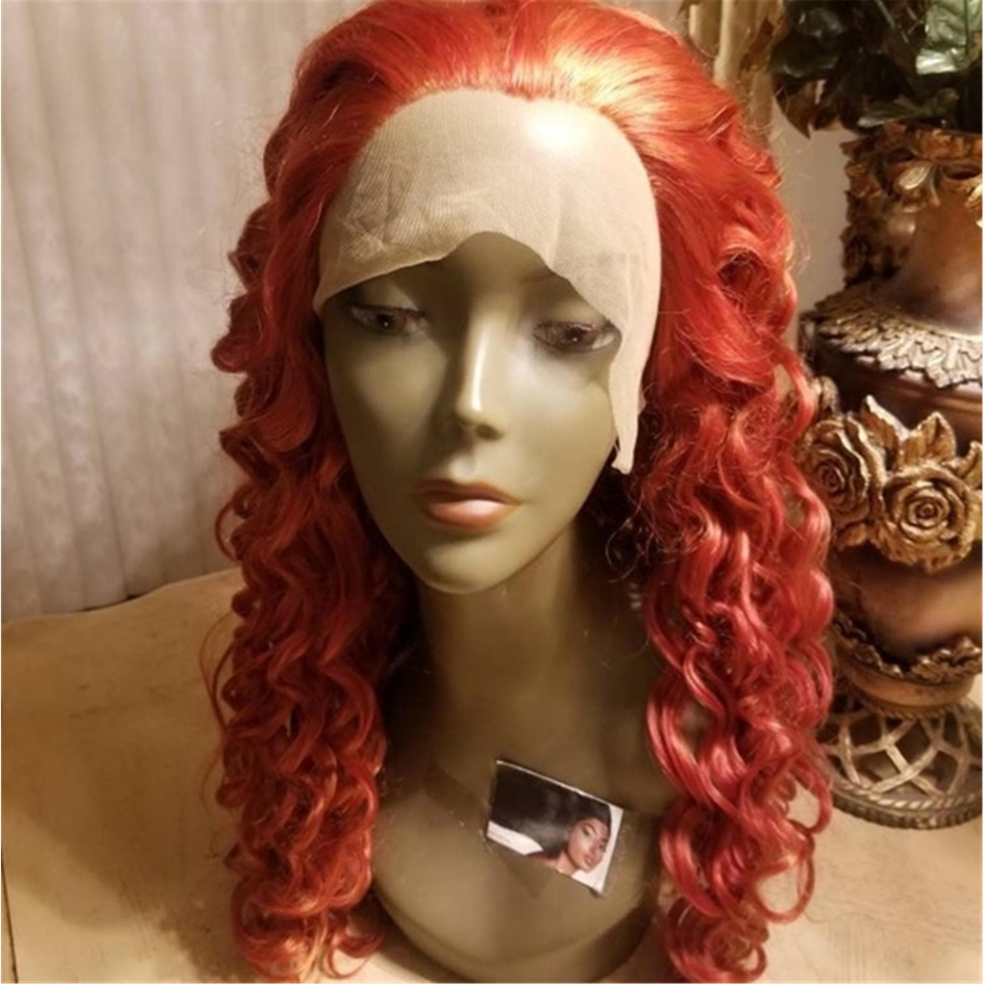 Copper Red Beauty Lace Front Wig - Thumbnail 2