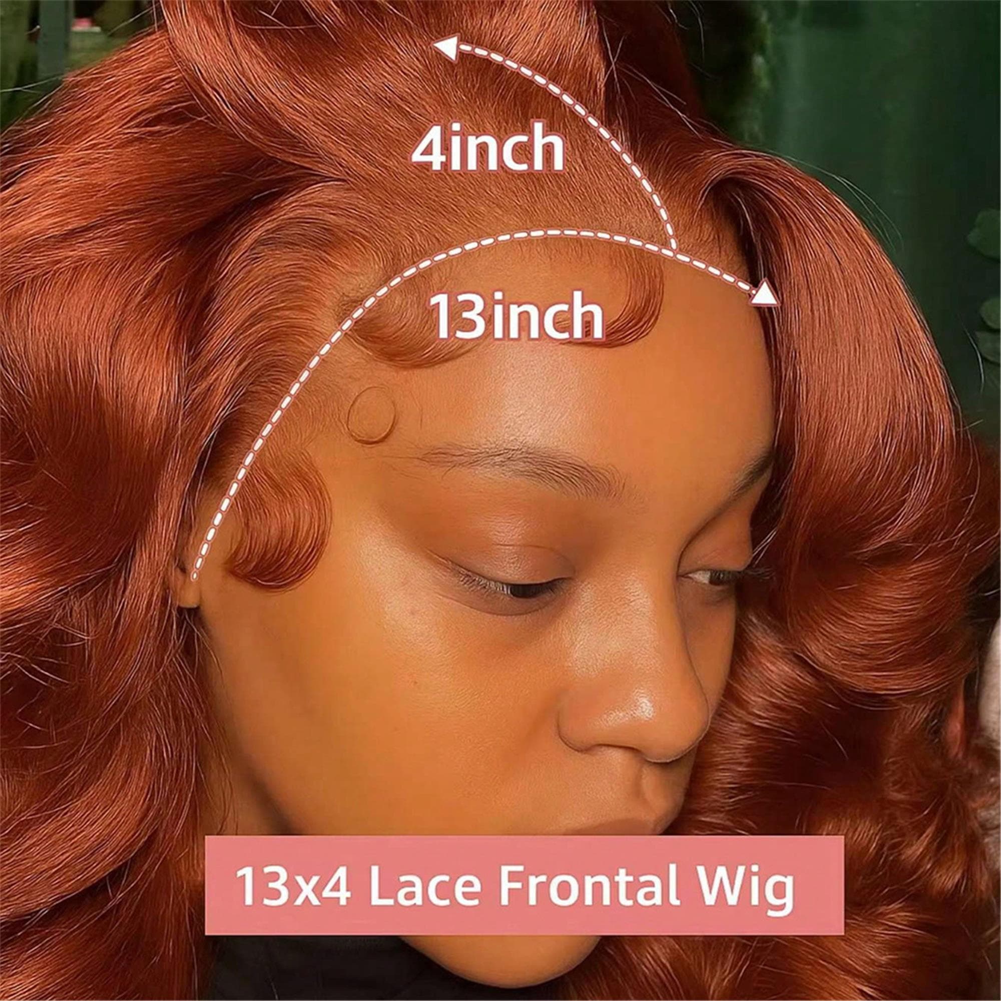 Dark Copper Beauty Lace Front Wig - Thumbnail 17