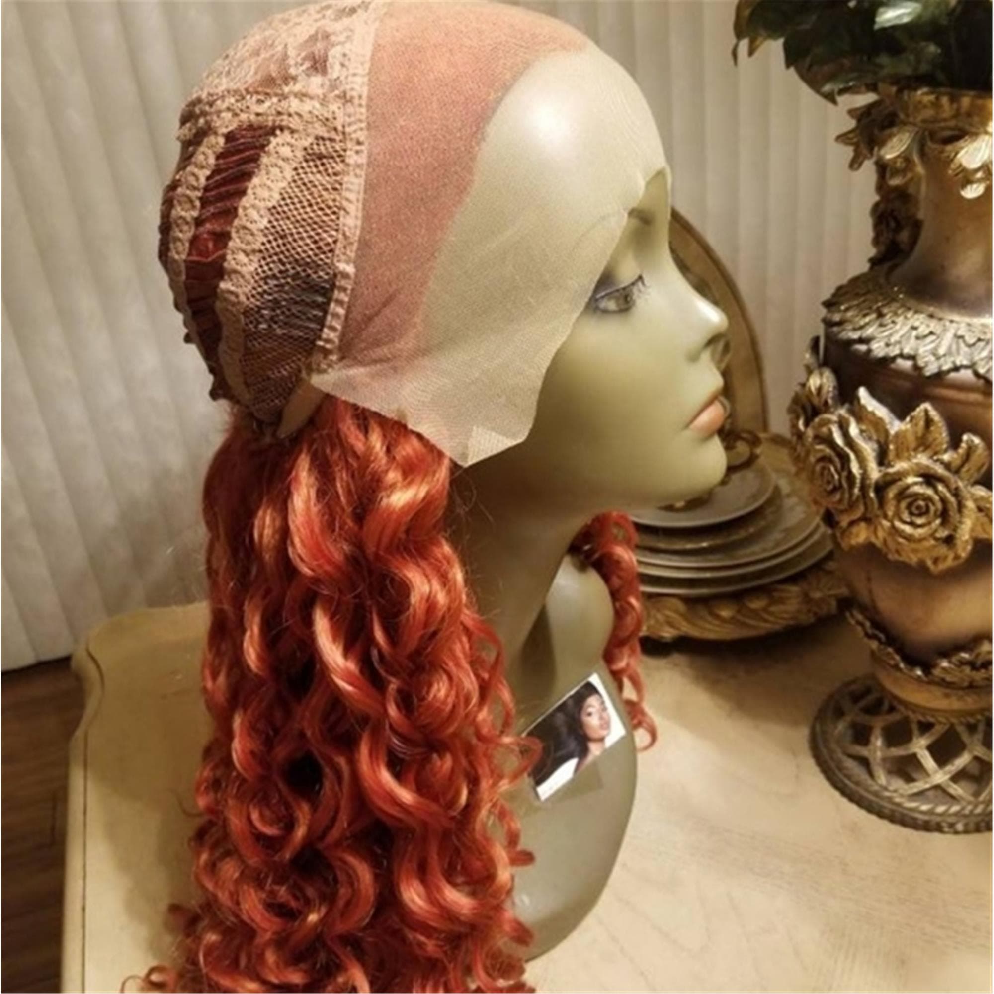 Copper Red Beauty Lace Front Wig - Thumbnail 6
