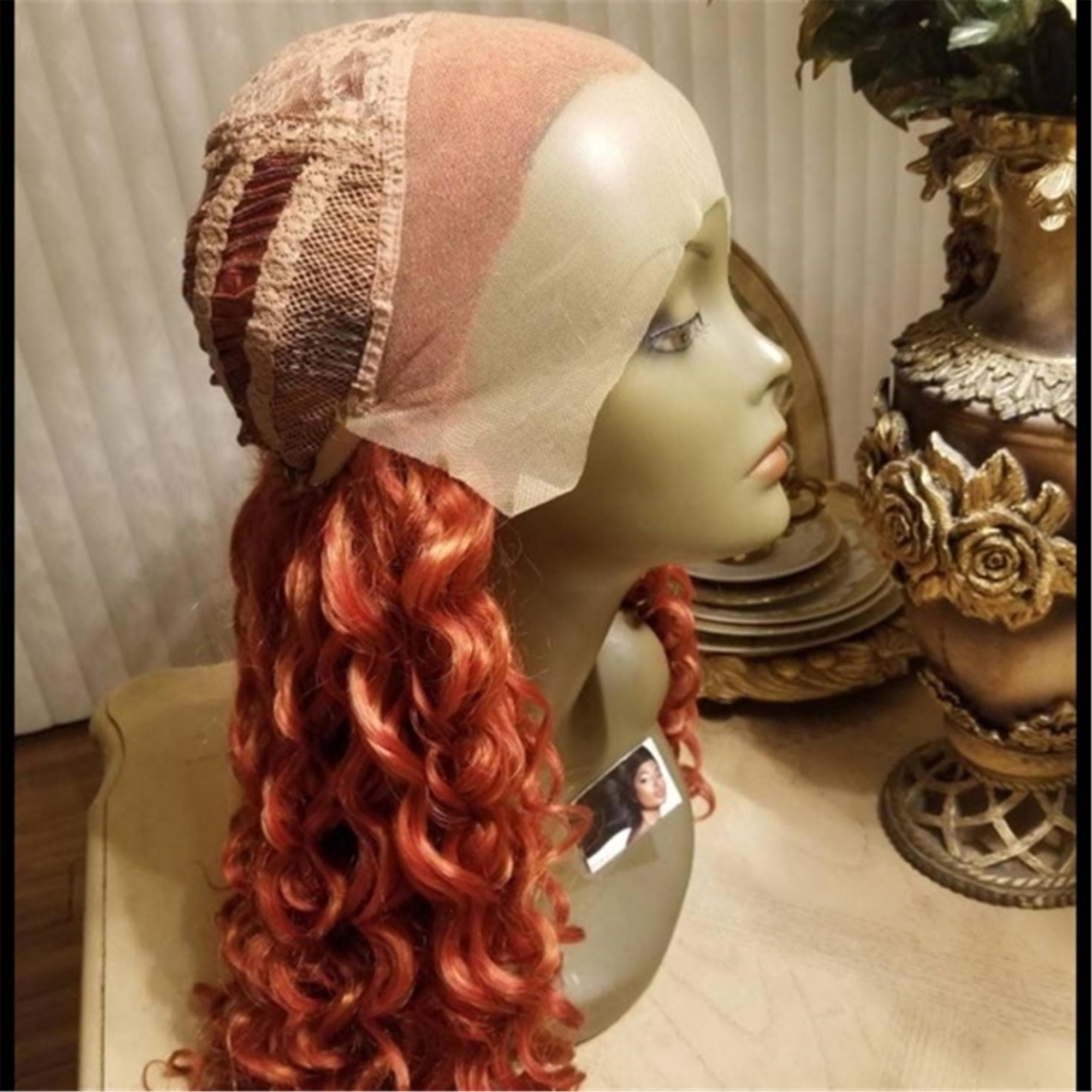Copper Red Beauty Lace Front Wig - Thumbnail 6