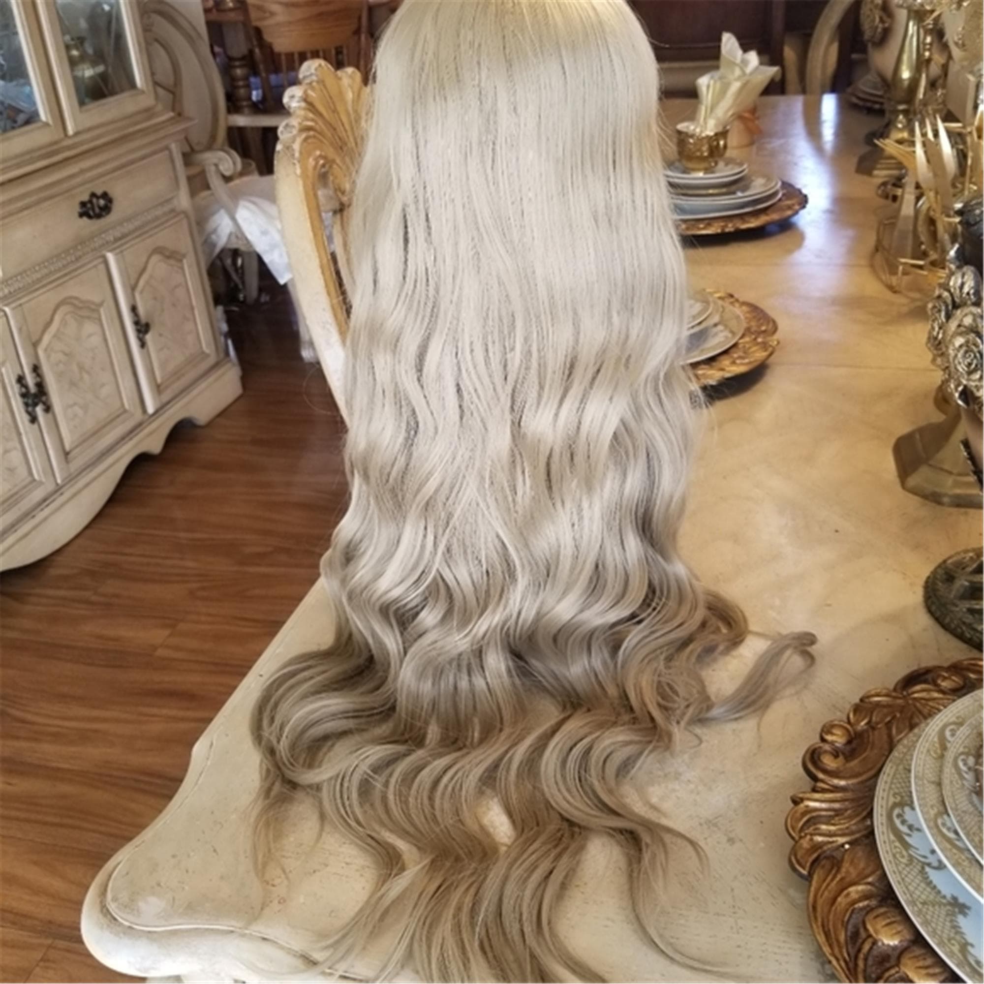 Ash Blonde Beauty Lace Front Wig - Thumbnail 15