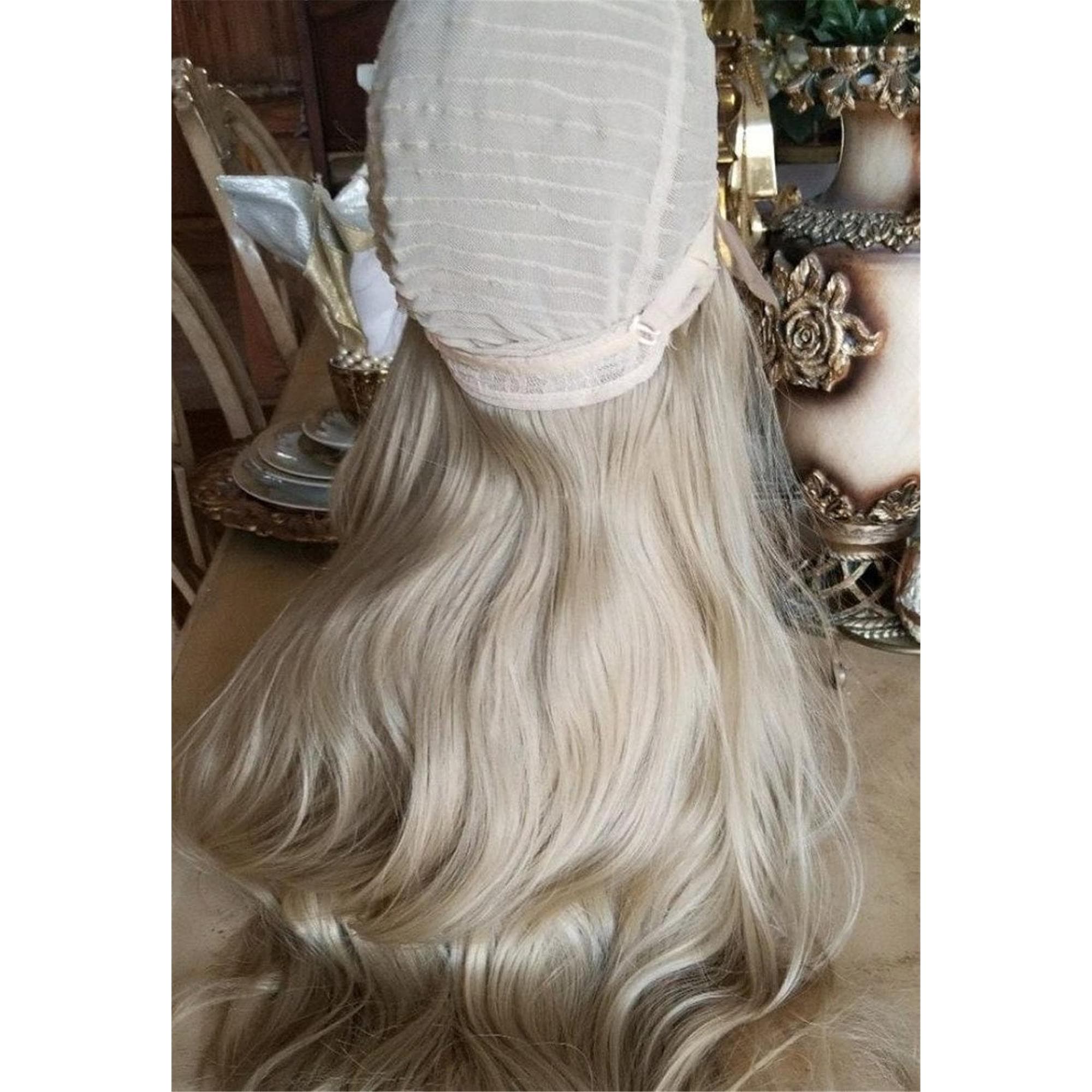Ash Blonde Beauty Lace Front Wig - Thumbnail 7