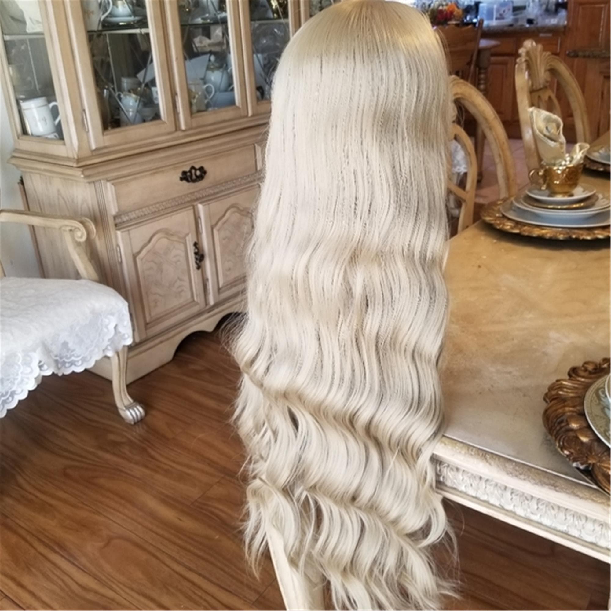 Ash Blonde Beauty Lace Front Wig - Thumbnail 18